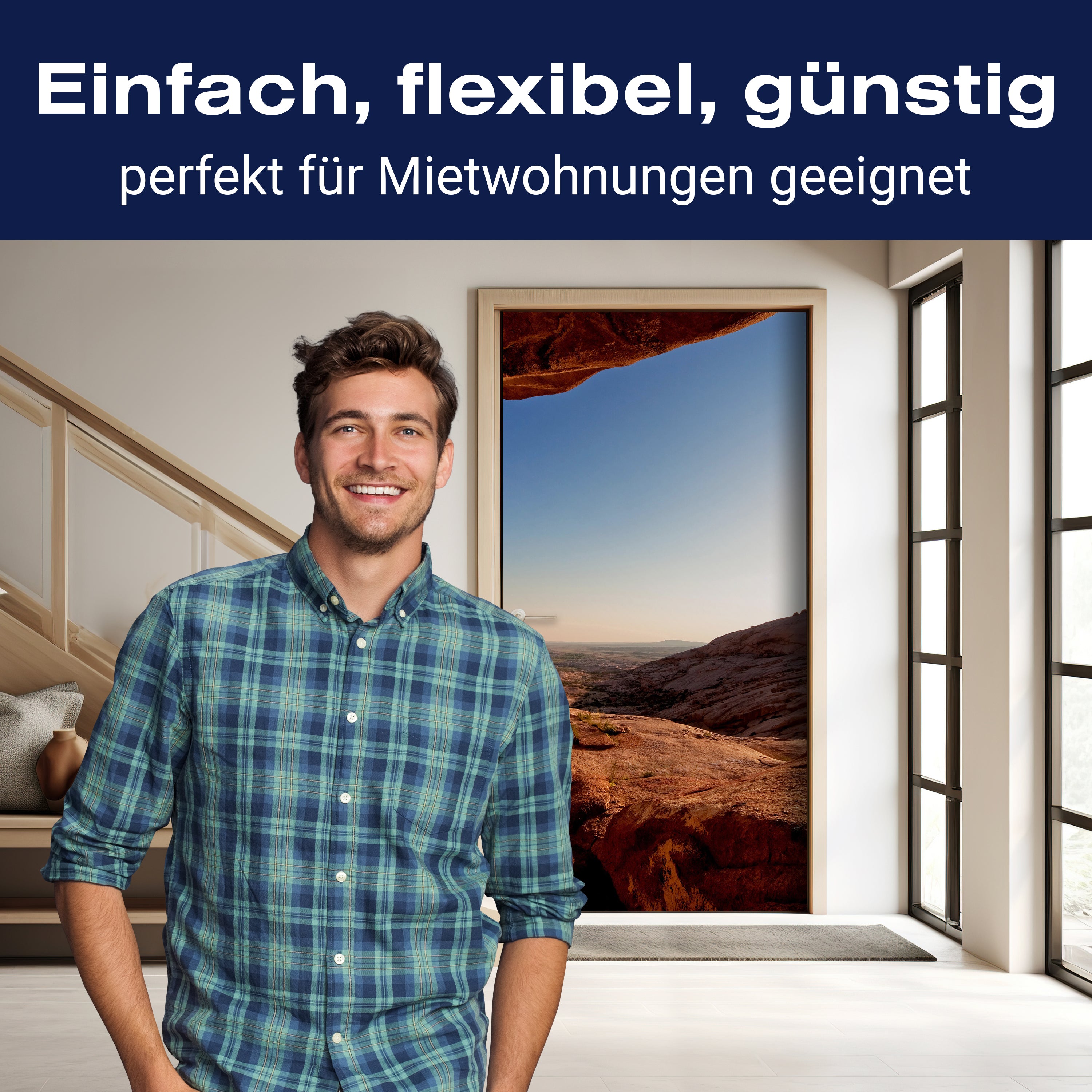 Türtapete Desert Mountains Amerika M0251 - Bild 3 Türtapete Desert Mountains Amerika M0251 - Bild 3