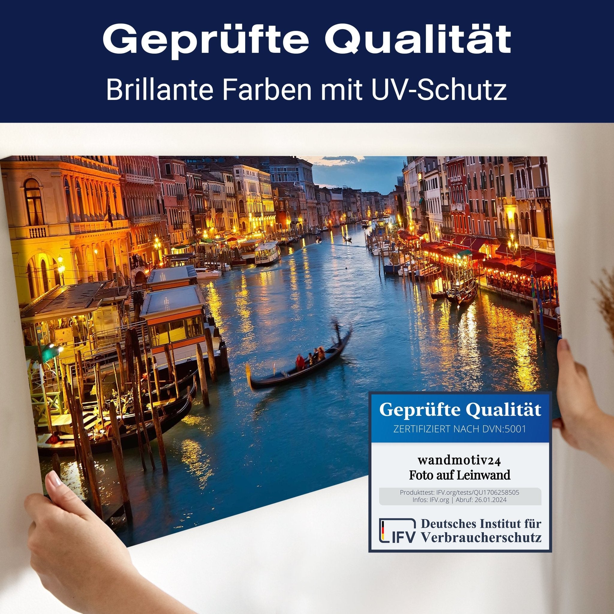 Leinwandbild Canale Grande Venedig M0252 kaufen - Bild 4 Leinwandbild Canale Grande Venedig M0252 kaufen - Bild 4