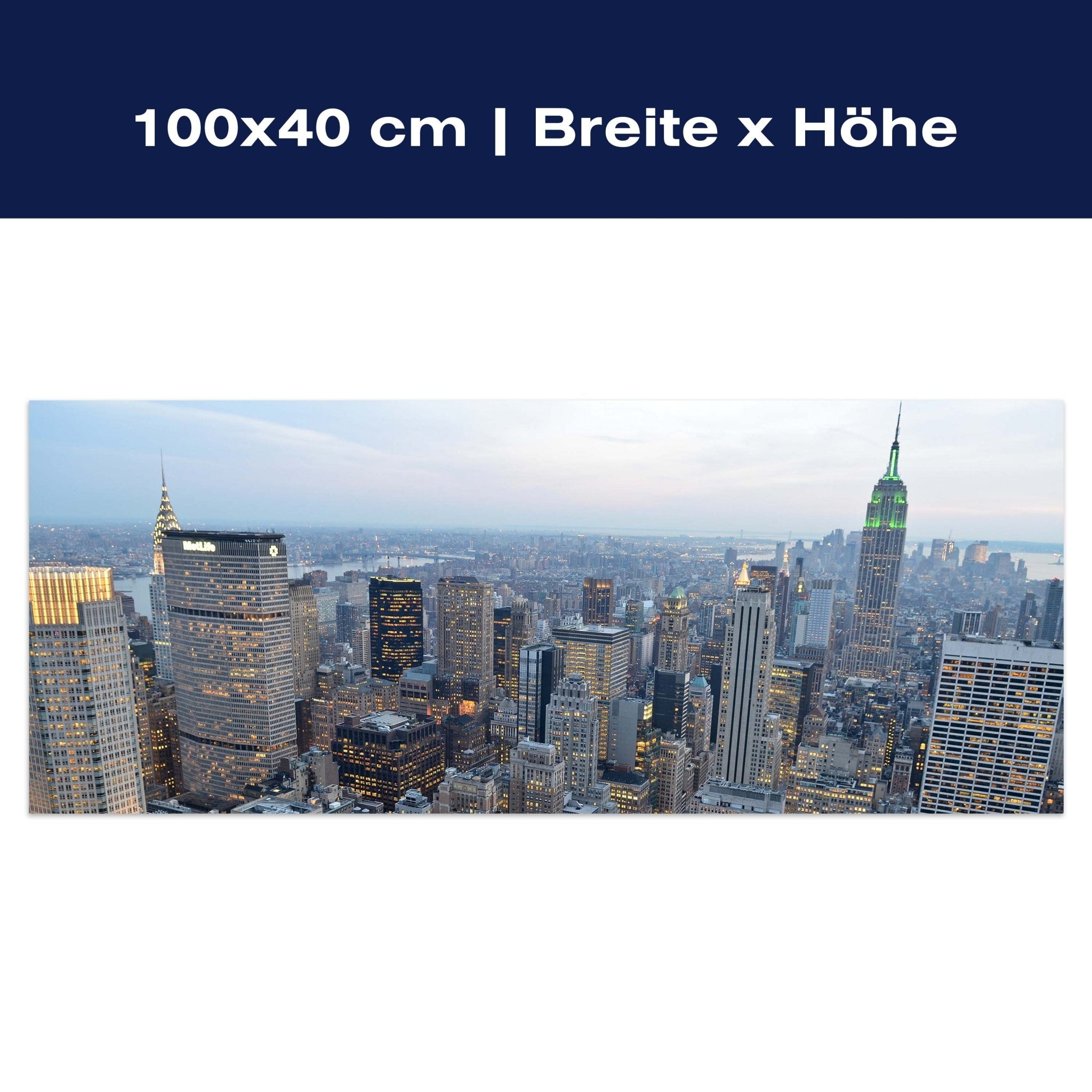 Leinwandbild New York Skyview M0254 Leinwandbild New York Skyview M0254