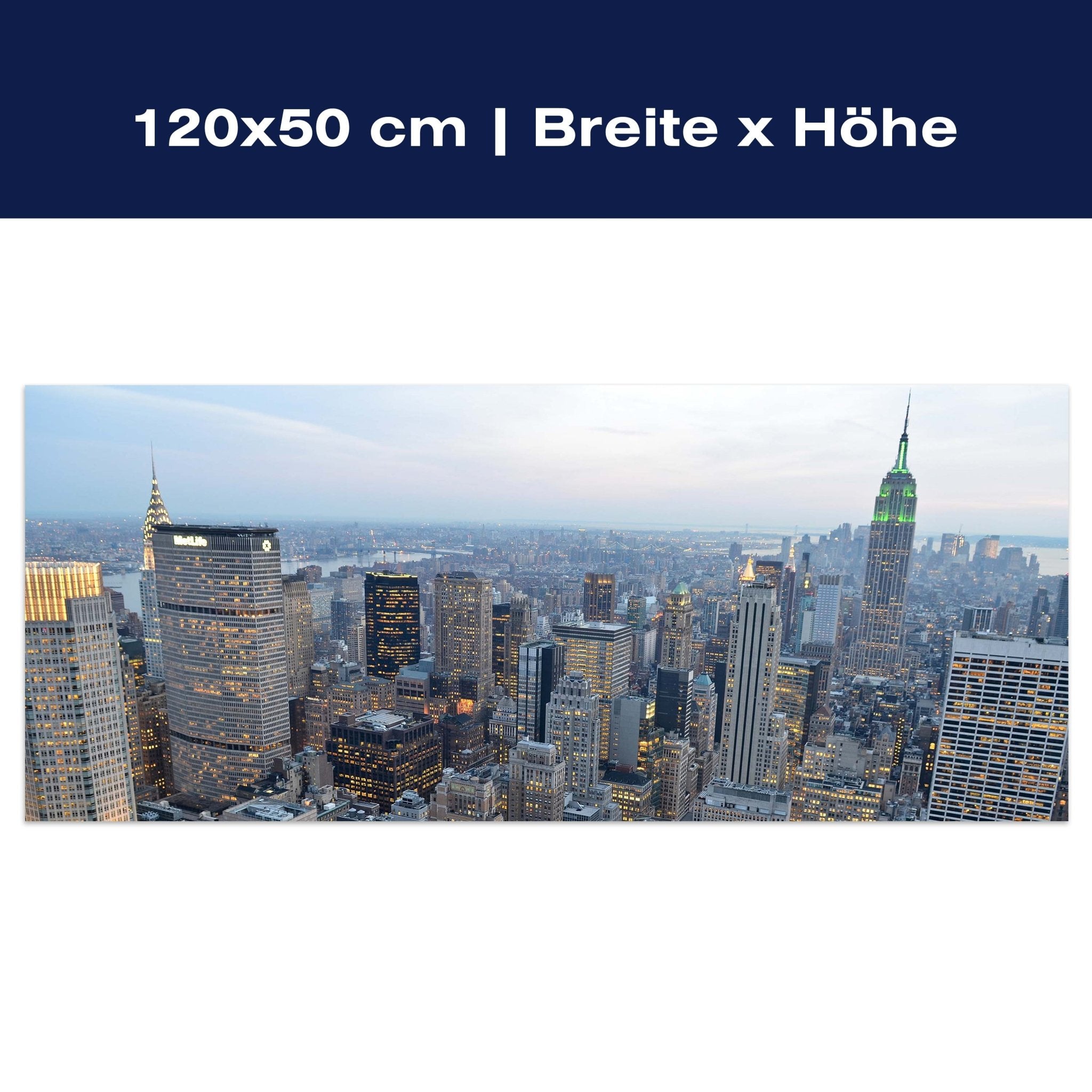 Leinwandbild New York Skyview M0254 Leinwandbild New York Skyview M0254