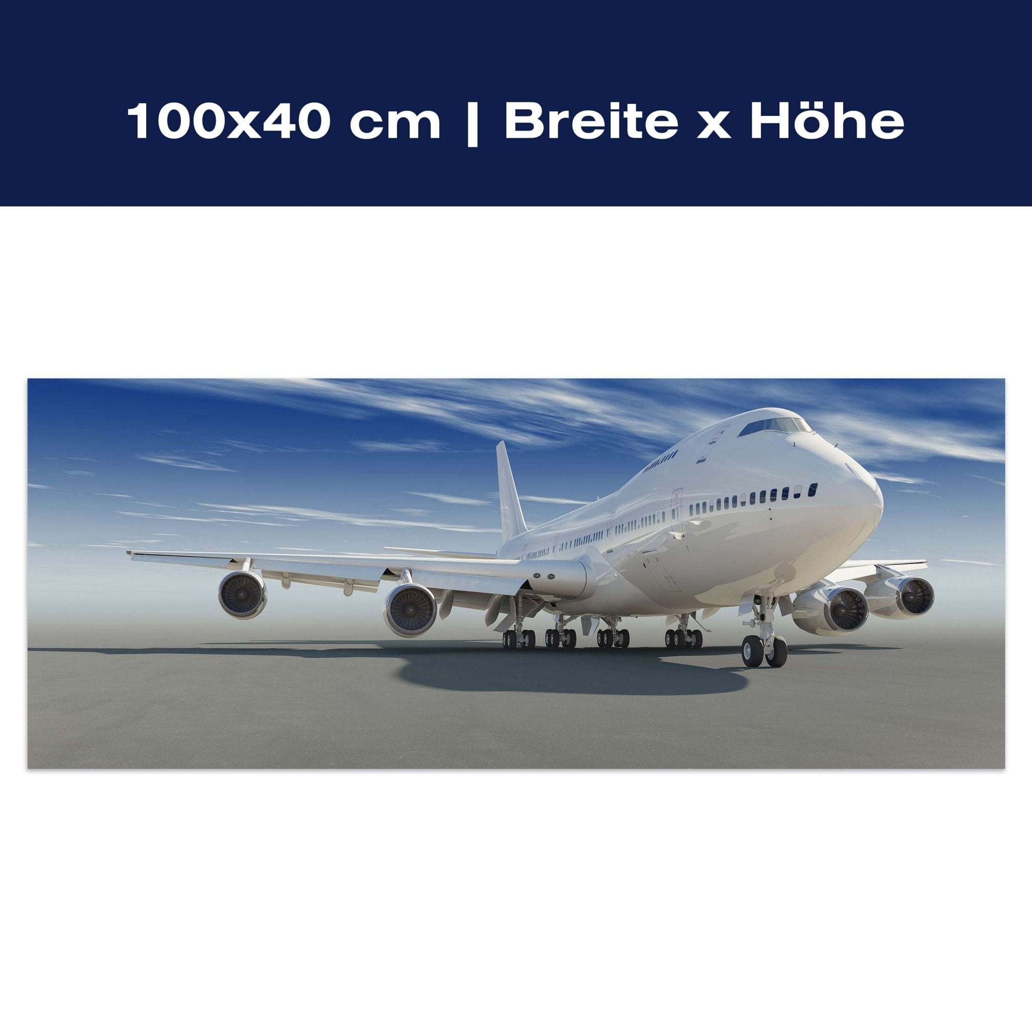 Leinwandbild Startendes Flugzeug M0259 Leinwandbild Startendes Flugzeug M0259