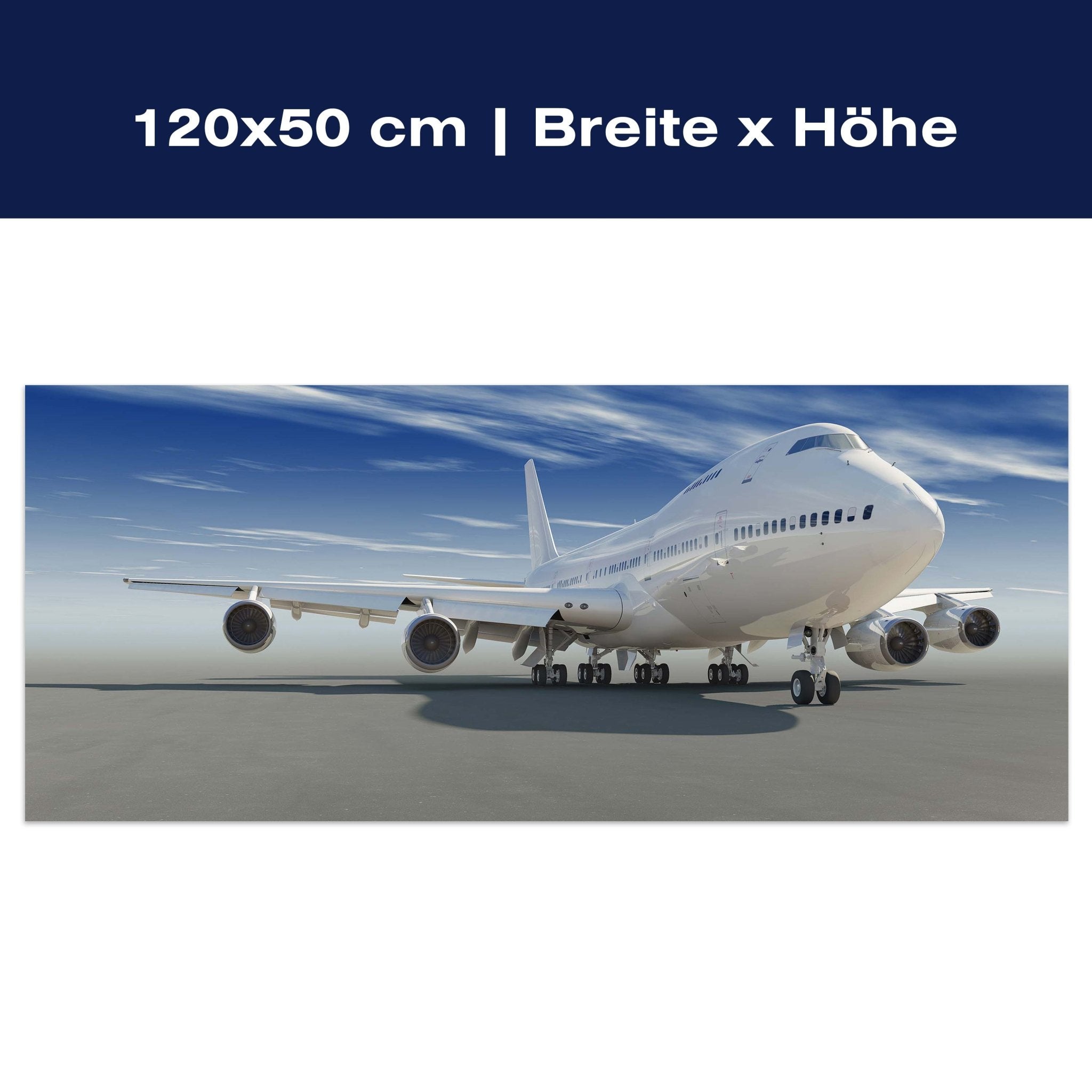 Leinwandbild Startendes Flugzeug M0259 Leinwandbild Startendes Flugzeug M0259