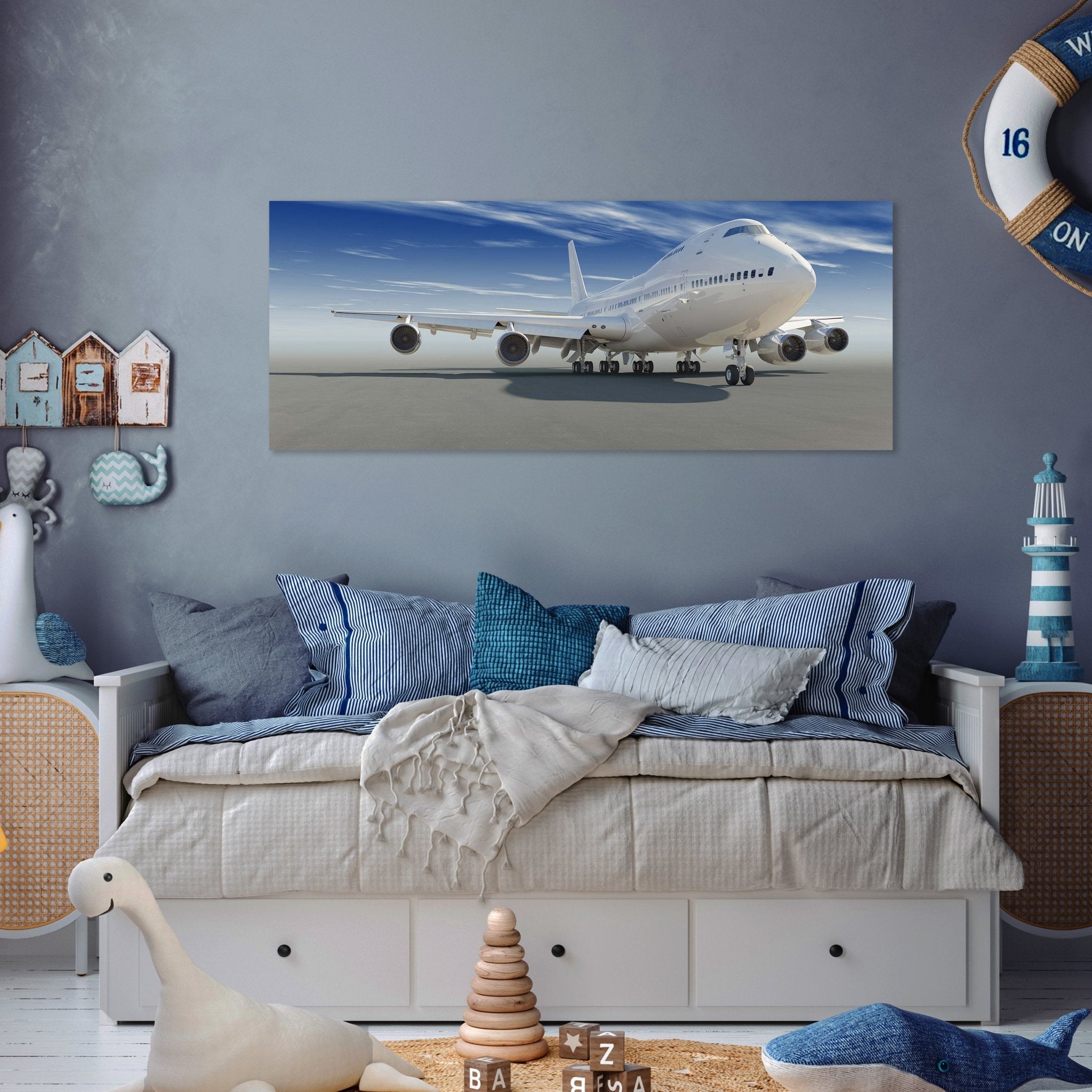 Leinwandbild Startendes Flugzeug M0259 kaufen - Bild 3 Leinwandbild Startendes Flugzeug M0259 kaufen - Bild 3
