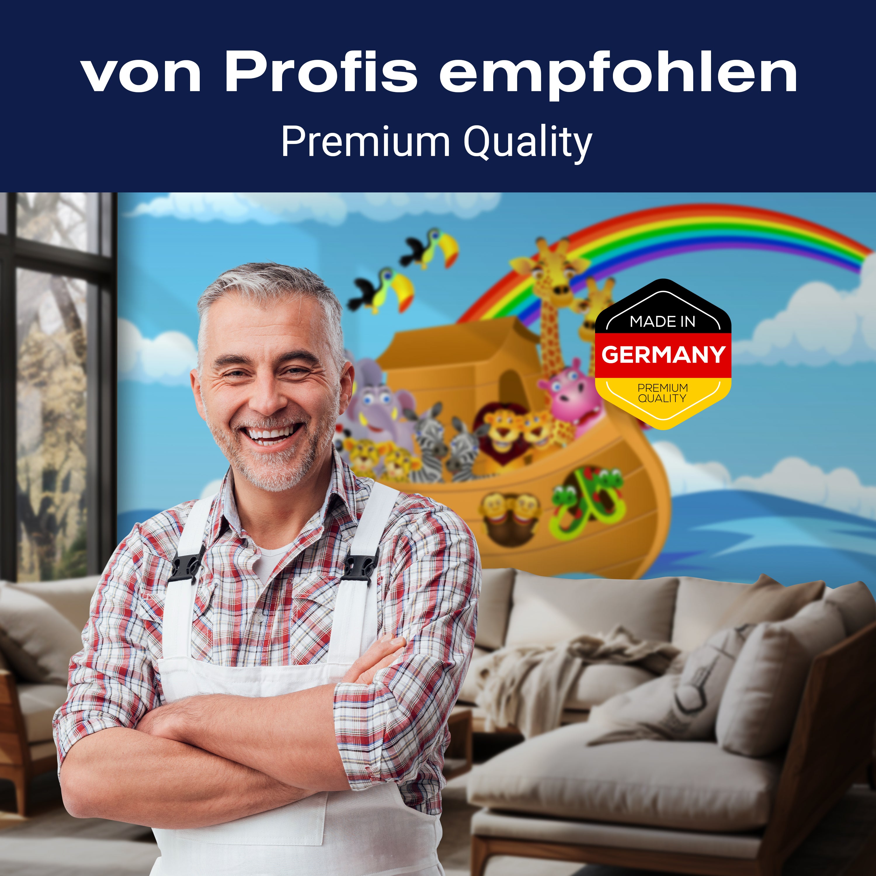 Fototapete Regenbogen, Arche, Cartoon M0261 - Bild 5 Fototapete Regenbogen, Arche, Cartoon M0261 - Bild 5