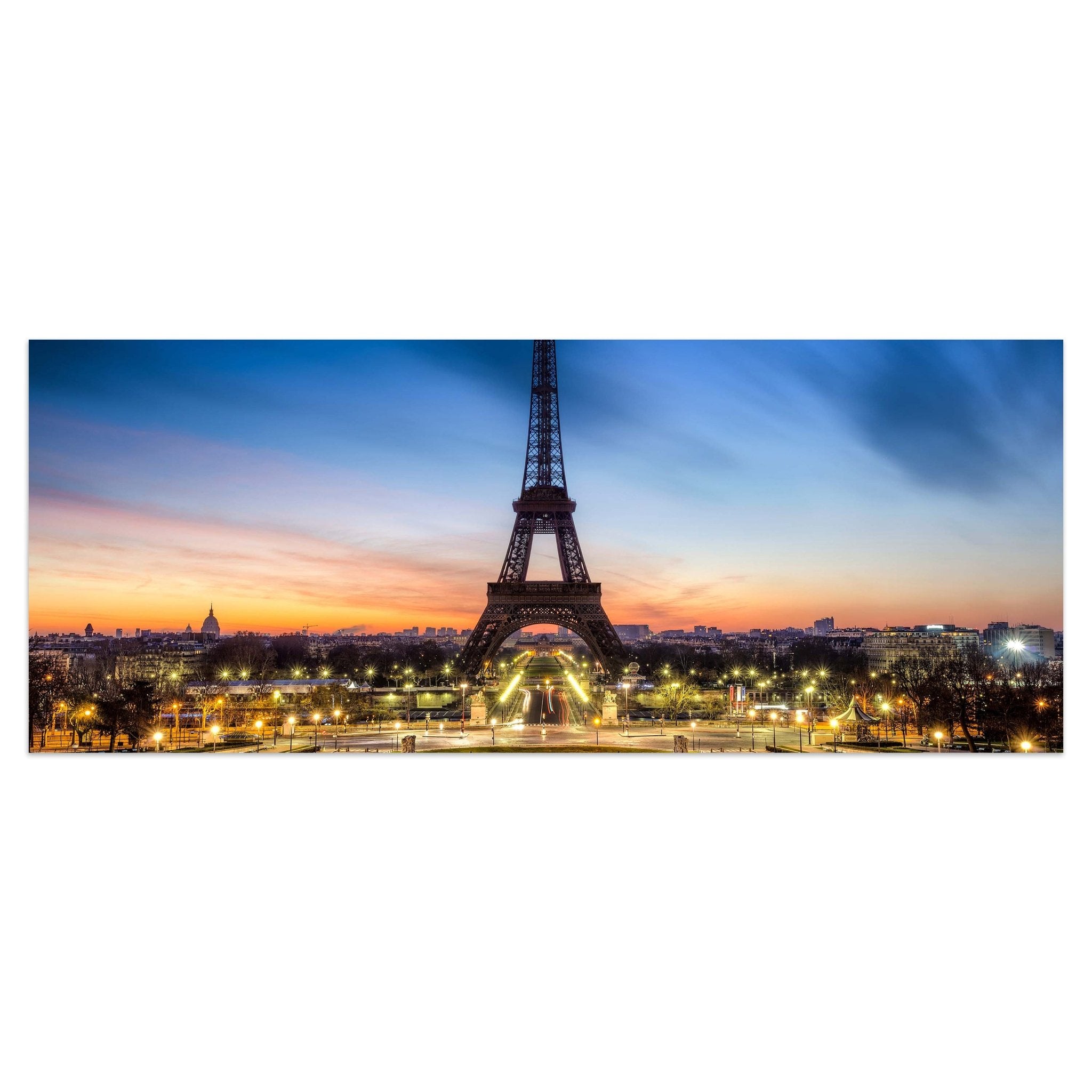 Leinwandbild Eiffelturm bei Nacht Frankreich M0266 kaufen - Bild 1