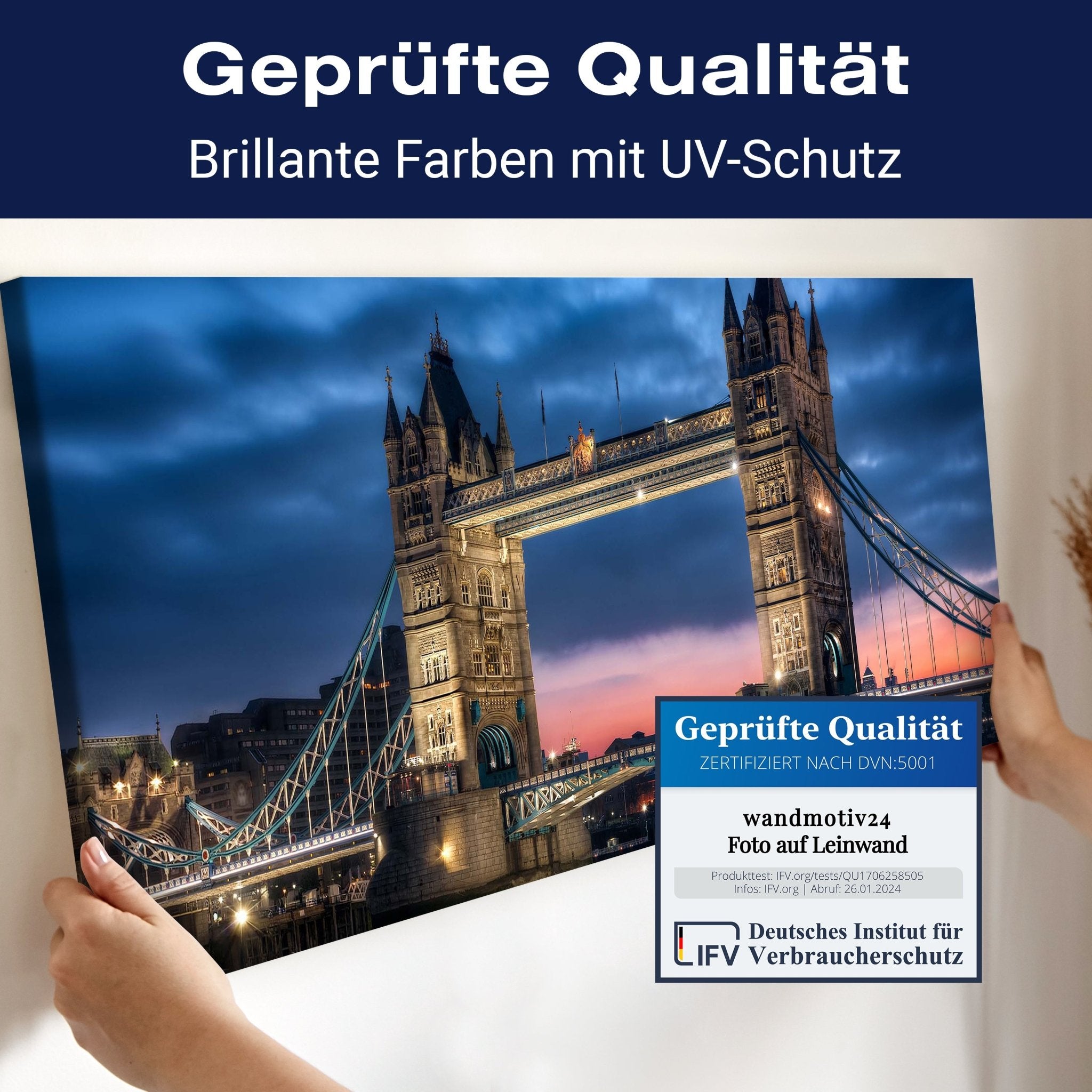 Leinwandbild Towerbridge London M0267 kaufen - Bild 4 Leinwandbild Towerbridge London M0267 kaufen - Bild 4