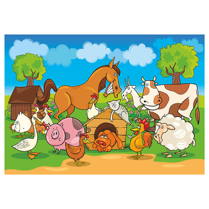 Fototapete Bauernhof Kinderzimmer 2 M0274 - Bild 2 Fototapete Bauernhof Kinderzimmer 2 M0274 - Bild 2