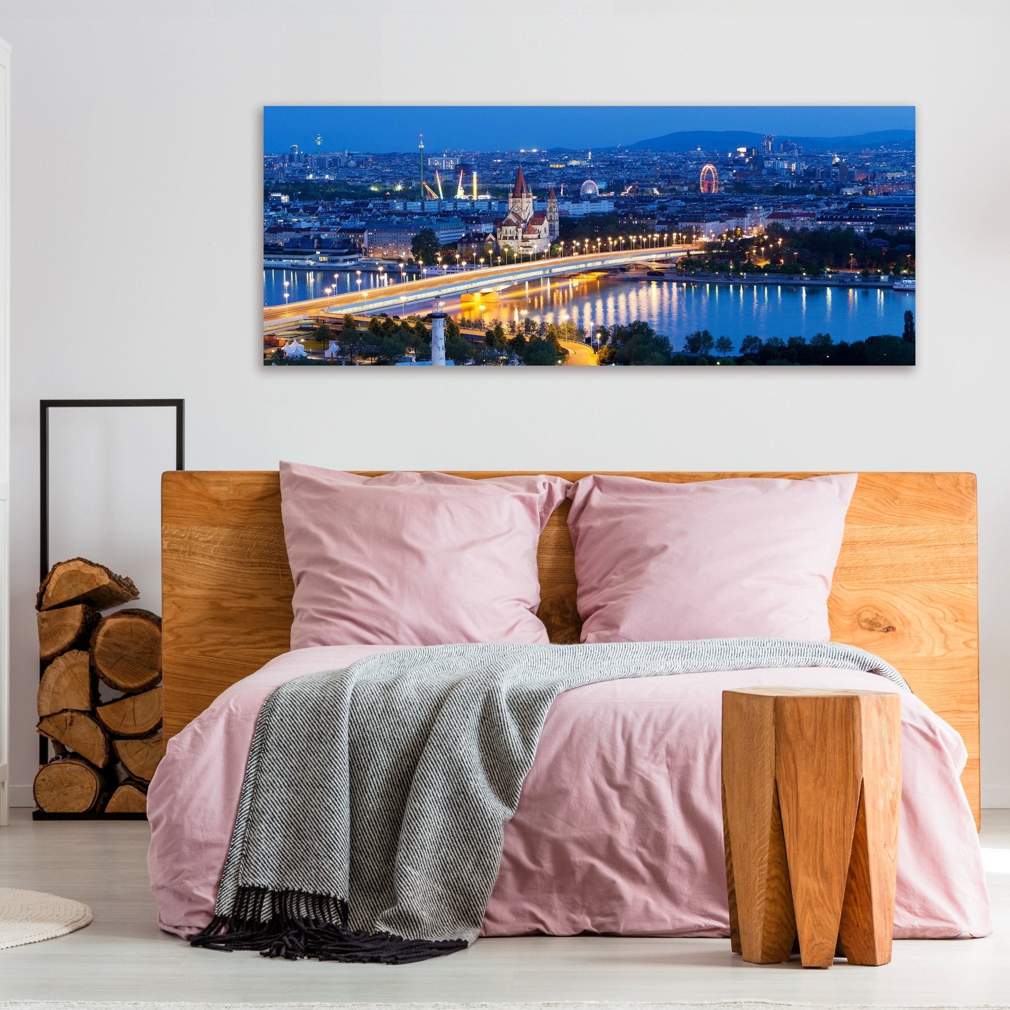 Leinwandbild Wien bei Nacht M0276 kaufen - Bild 3 Leinwandbild Wien bei Nacht M0276 kaufen - Bild 3