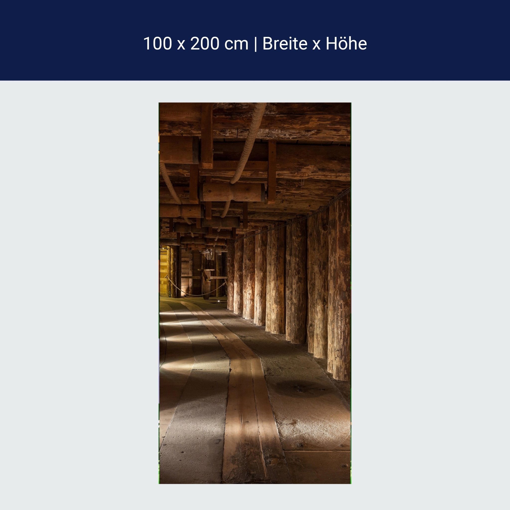 Türtapete Salzbergwerk Polen M0289 Türtapete Salzbergwerk Polen M0289