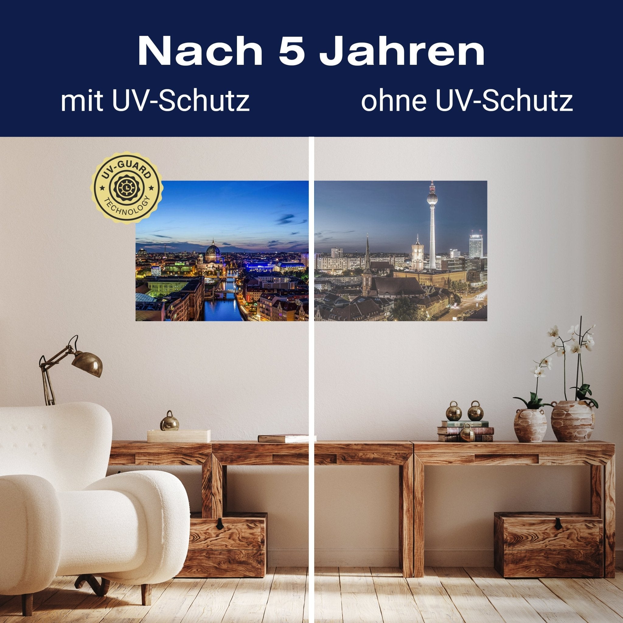 Leinwandbild Berlin bei Nacht M0290 kaufen - Bild 9 Leinwandbild Berlin bei Nacht M0290 kaufen - Bild 9