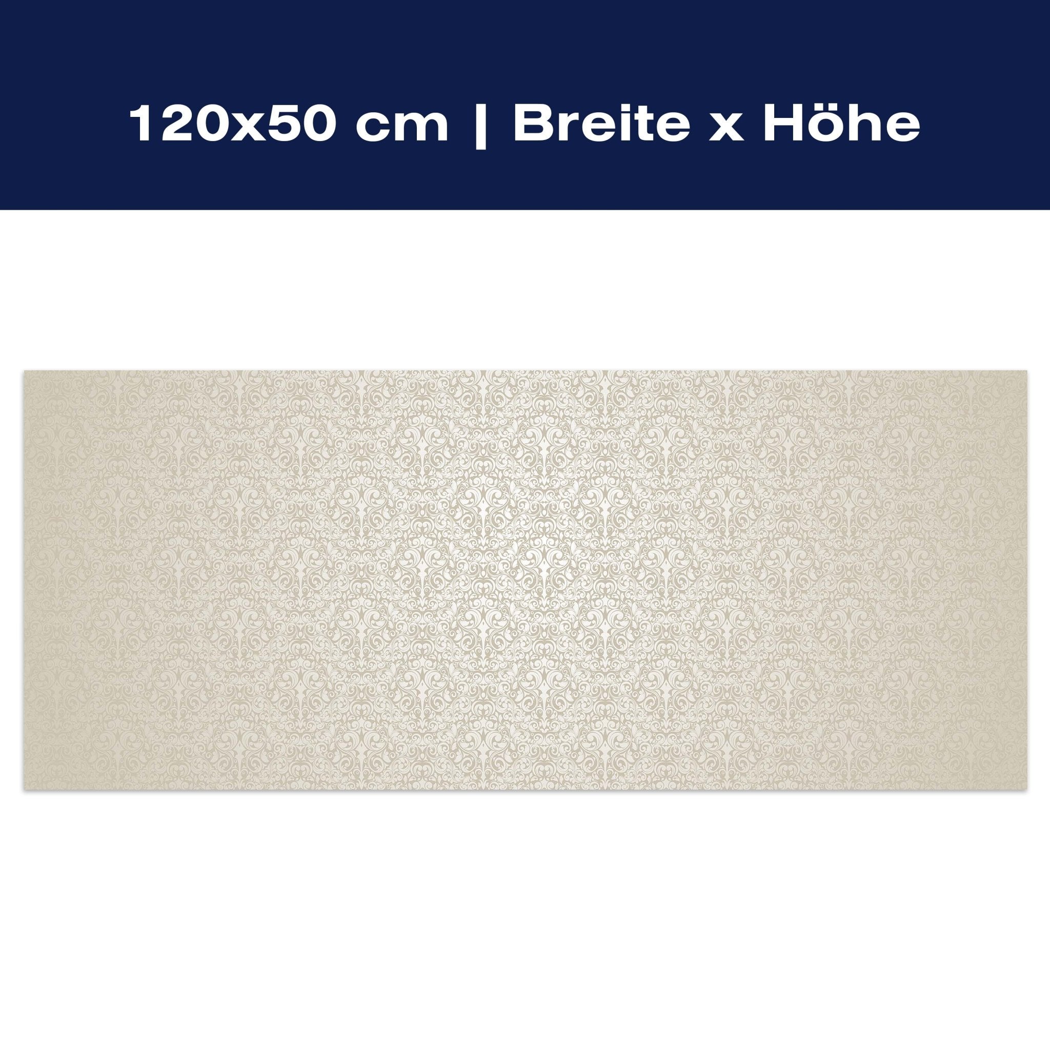 Leinwandbild Barockmuster Beige M0306 Leinwandbild Barockmuster Beige M0306