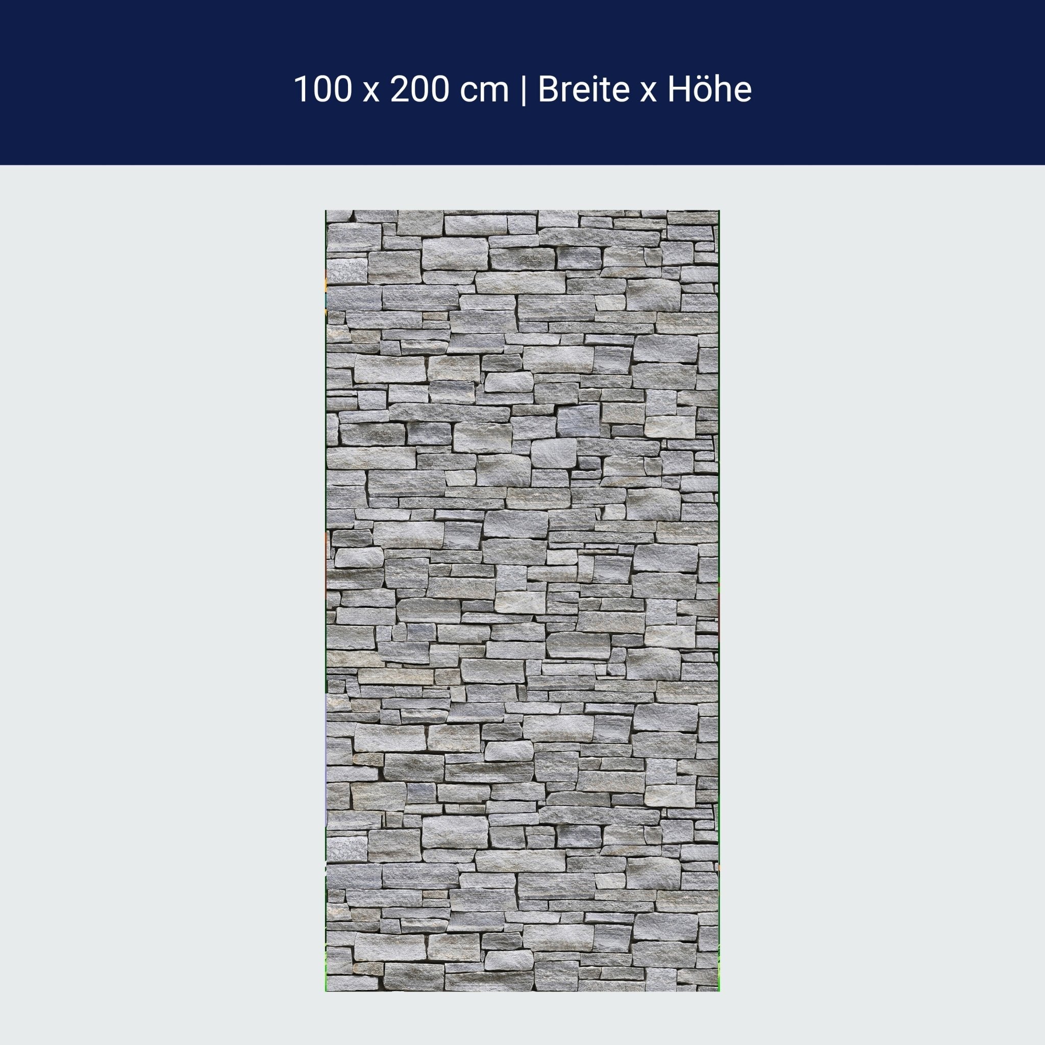 Türtapete Grober Stein Grau M0311 Türtapete Grober Stein Grau M0311