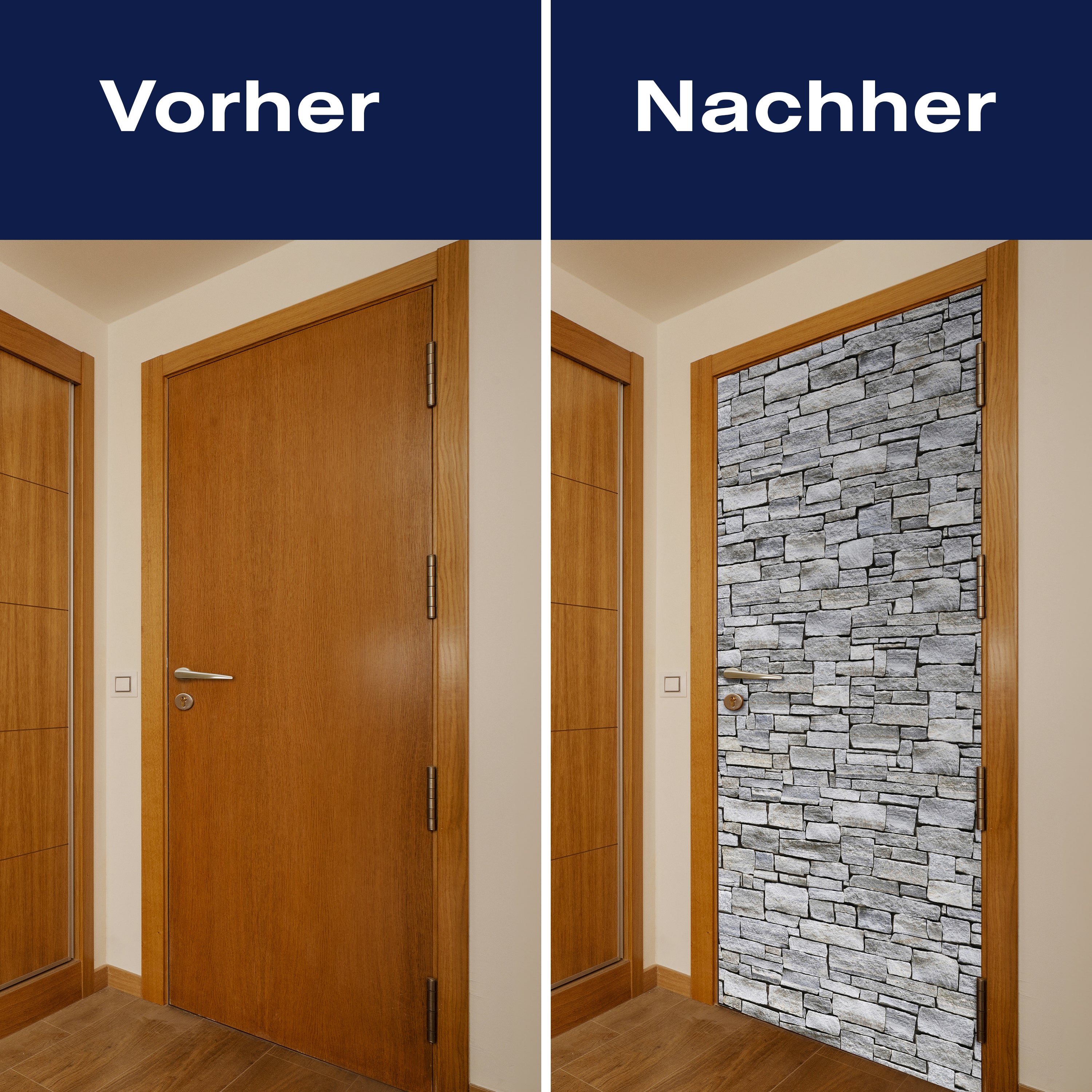 Türtapete Grober Stein Grau M0311 - Bild 10 Türtapete Grober Stein Grau M0311 - Bild 10