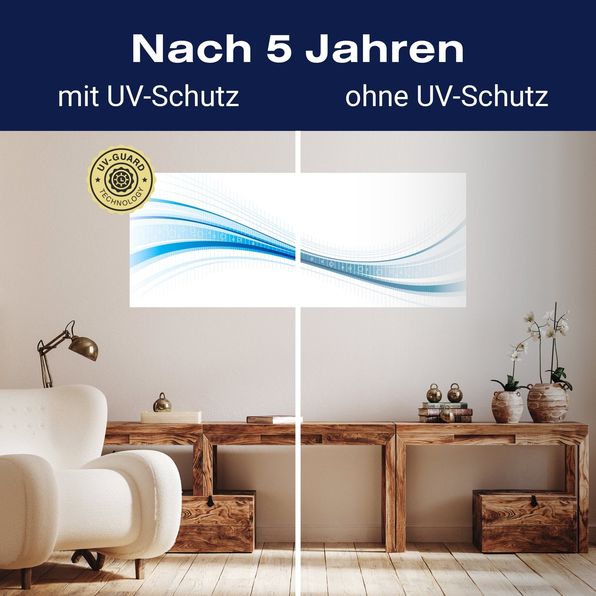 Leinwandbild Blaue Welle M0312 kaufen - Bild 9 Leinwandbild Blaue Welle M0312 kaufen - Bild 9