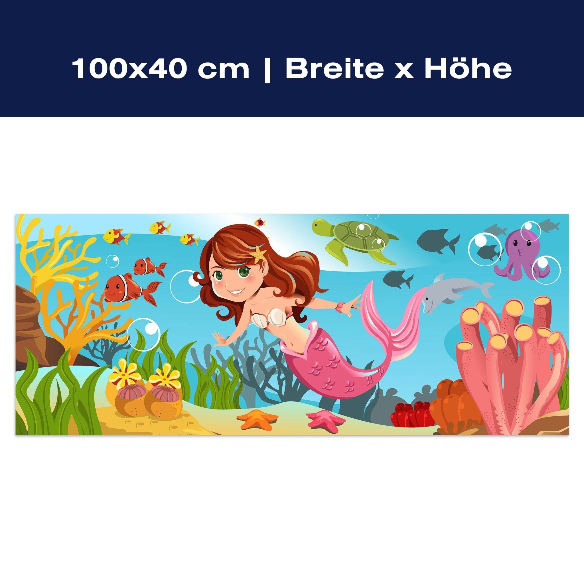 Leinwandbild kleine Meerjungfrau M0318 Leinwandbild kleine Meerjungfrau M0318