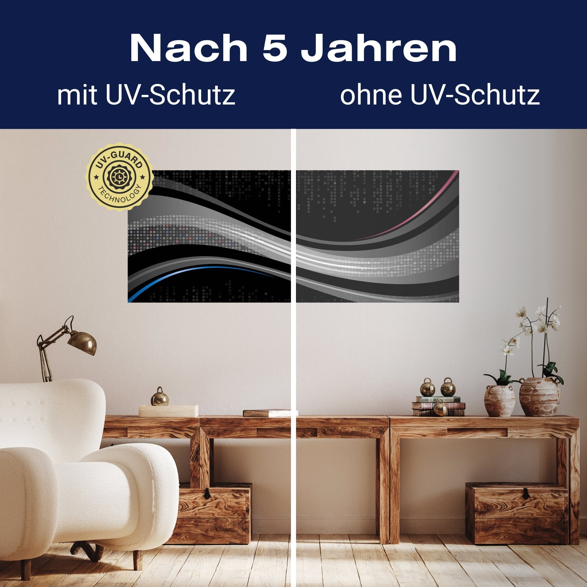 Leinwandbild Black Waves M0319 kaufen - Bild 9 Leinwandbild Black Waves M0319 kaufen - Bild 9