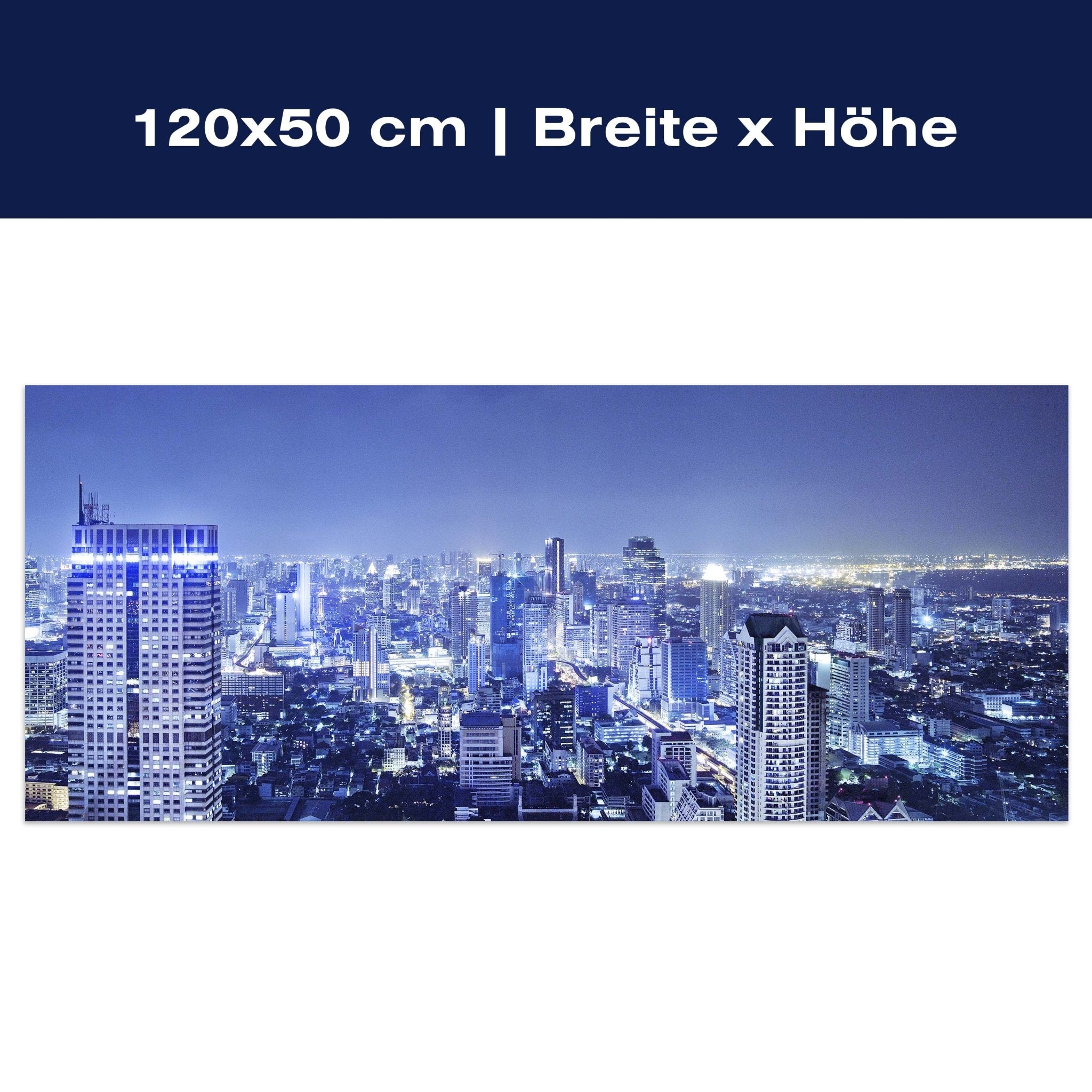 Leinwandbild Bangkok bei Nacht M0331 Leinwandbild Bangkok bei Nacht M0331