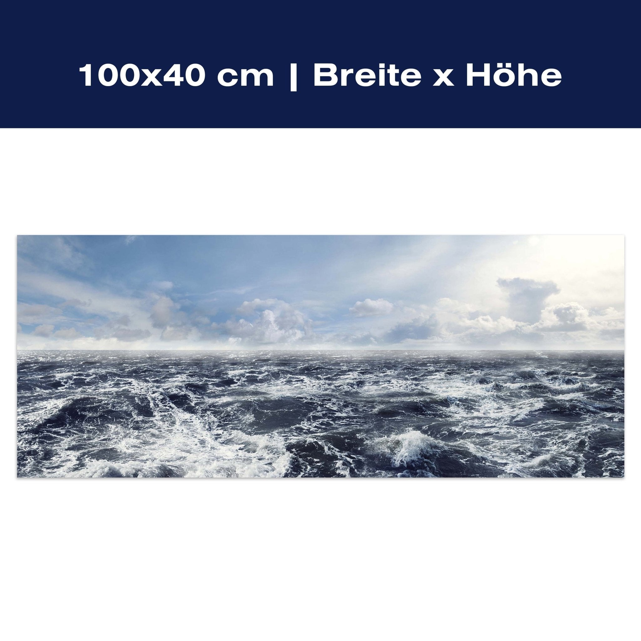 Leinwandbild Schäumende See M0336 Leinwandbild Schäumende See M0336