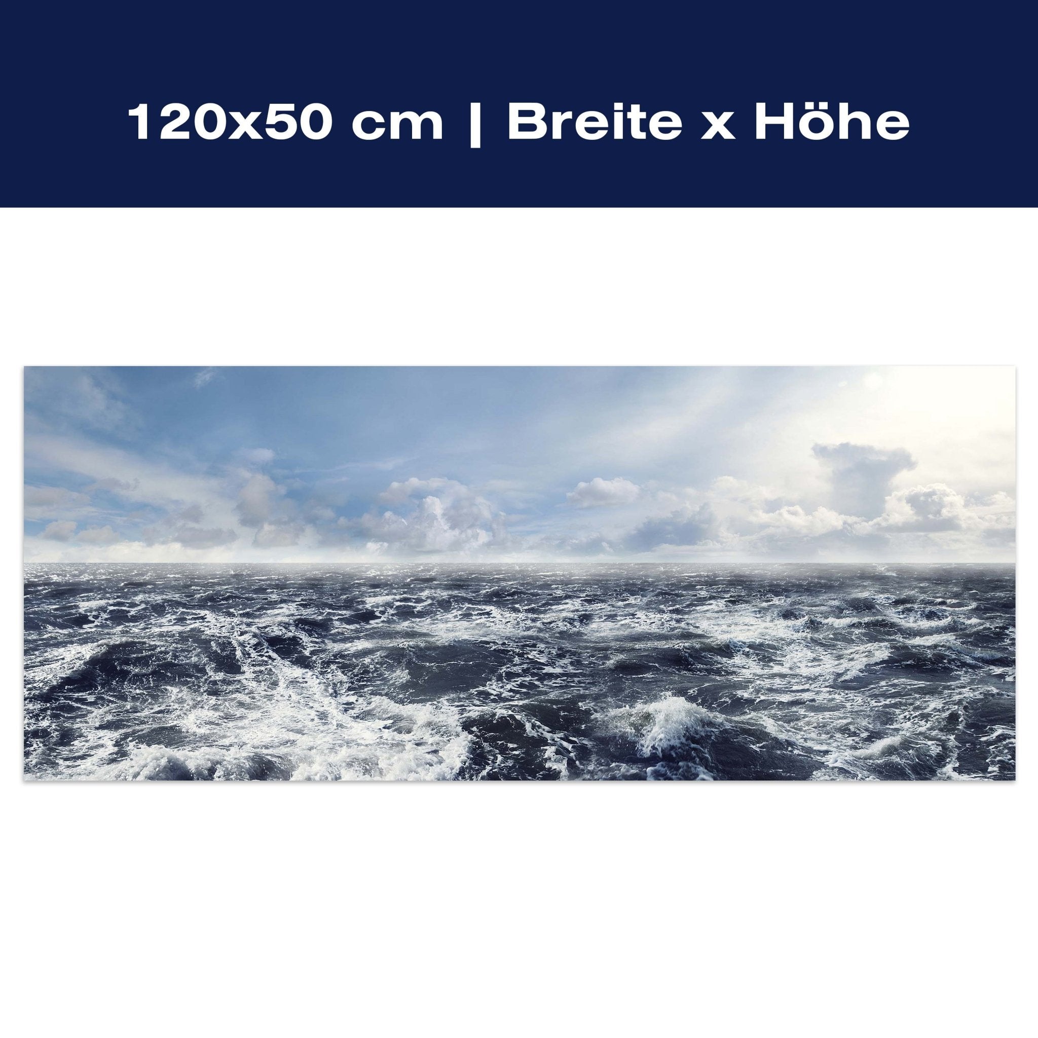 Leinwandbild Schäumende See M0336 Leinwandbild Schäumende See M0336