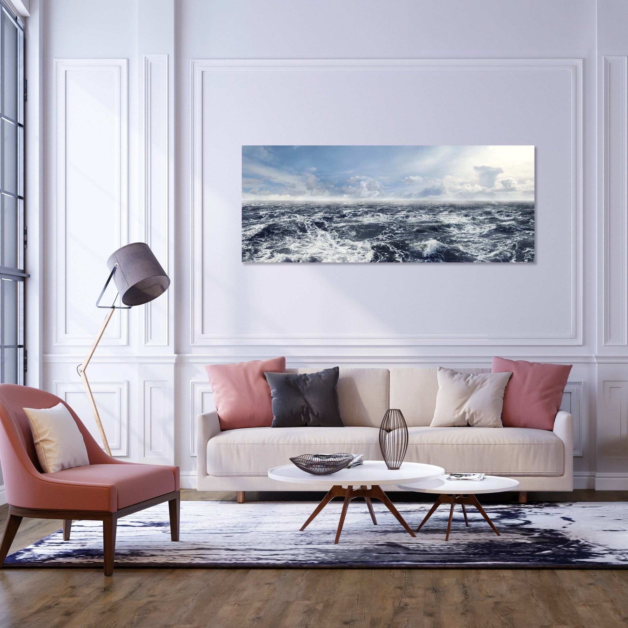 Leinwandbild Schäumende See M0336 kaufen - Bild 2 Leinwandbild Schäumende See M0336 kaufen - Bild 2