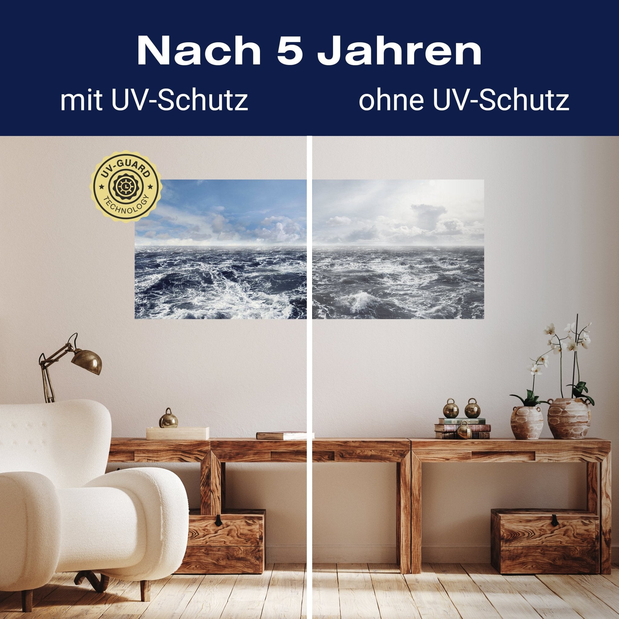 Leinwandbild Schäumende See M0336 kaufen - Bild 9 Leinwandbild Schäumende See M0336 kaufen - Bild 9