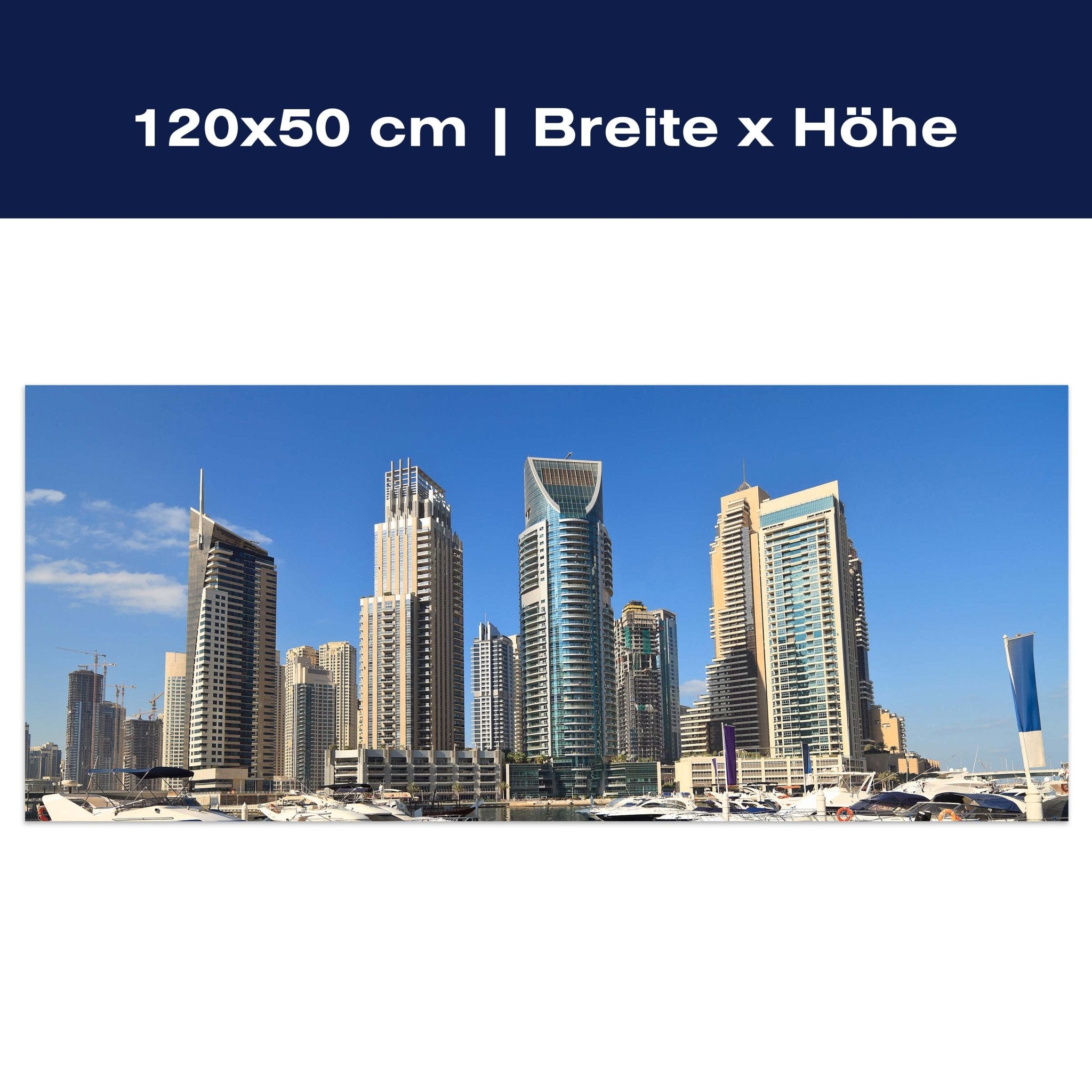 Leinwandbild Dubai Skyline M0342