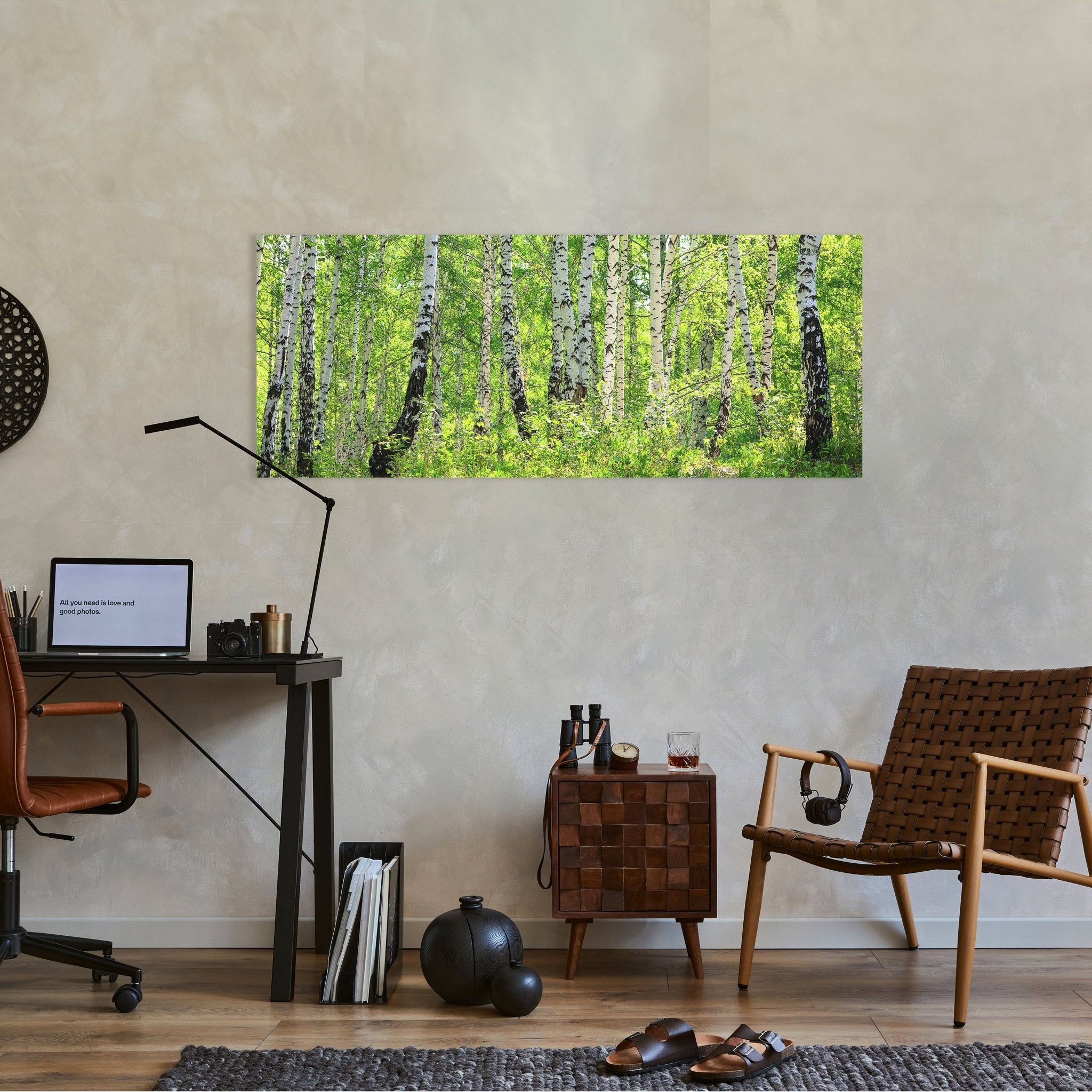 Leinwandbild Birkenwald M0363 kaufen - Bild 2 Leinwandbild Birkenwald M0363 kaufen - Bild 2