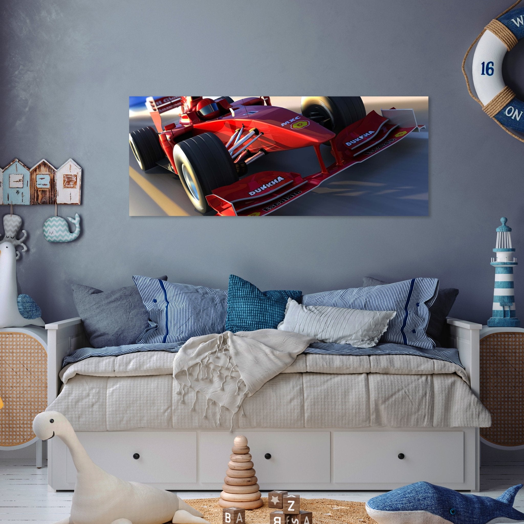Leinwandbild Ferrari in Action M0376 kaufen - Bild 3