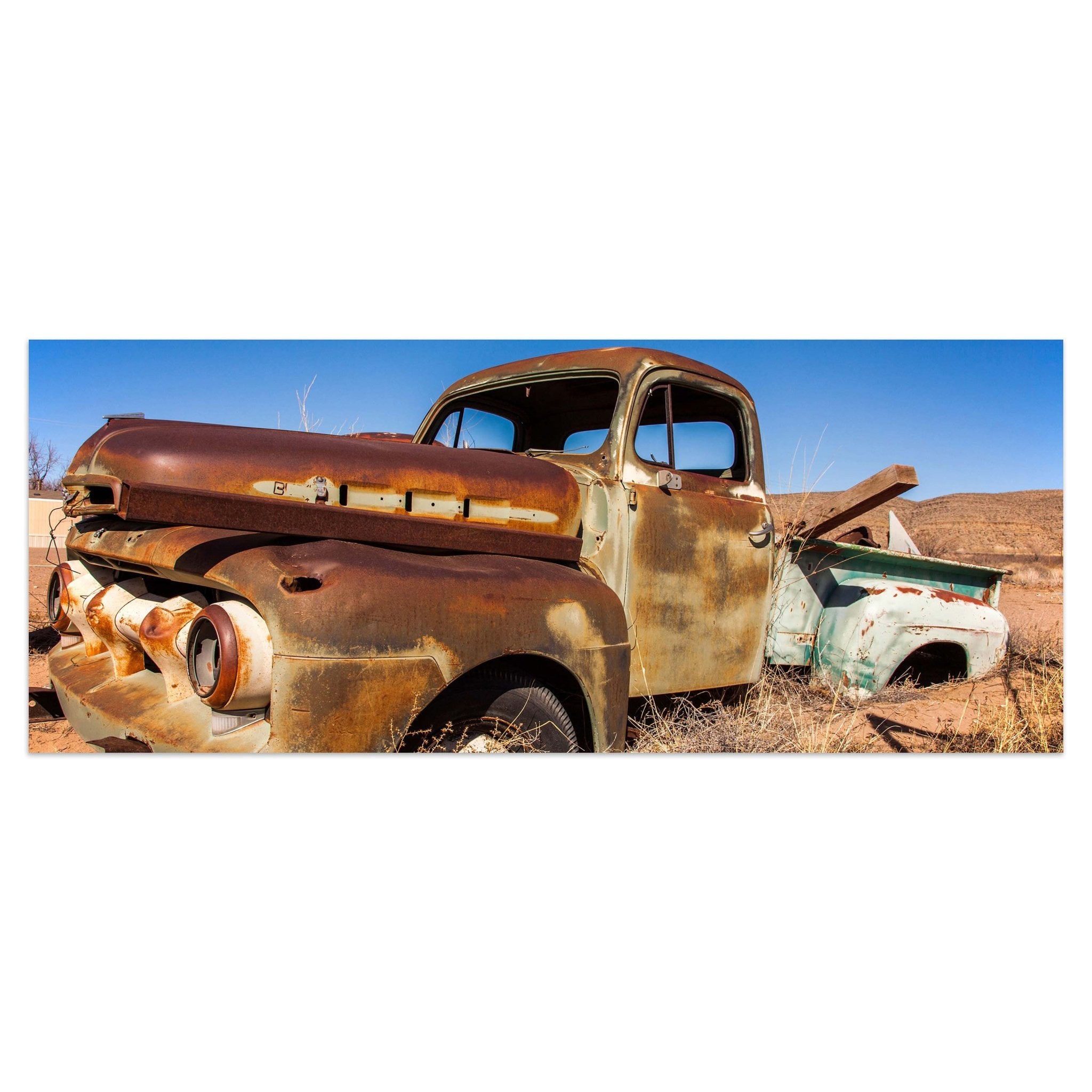 Leinwandbild Alter Picup in der Wüste M0407 kaufen - Bild 1 Leinwandbild Alter Picup in der Wüste M0407 kaufen - Bild 1