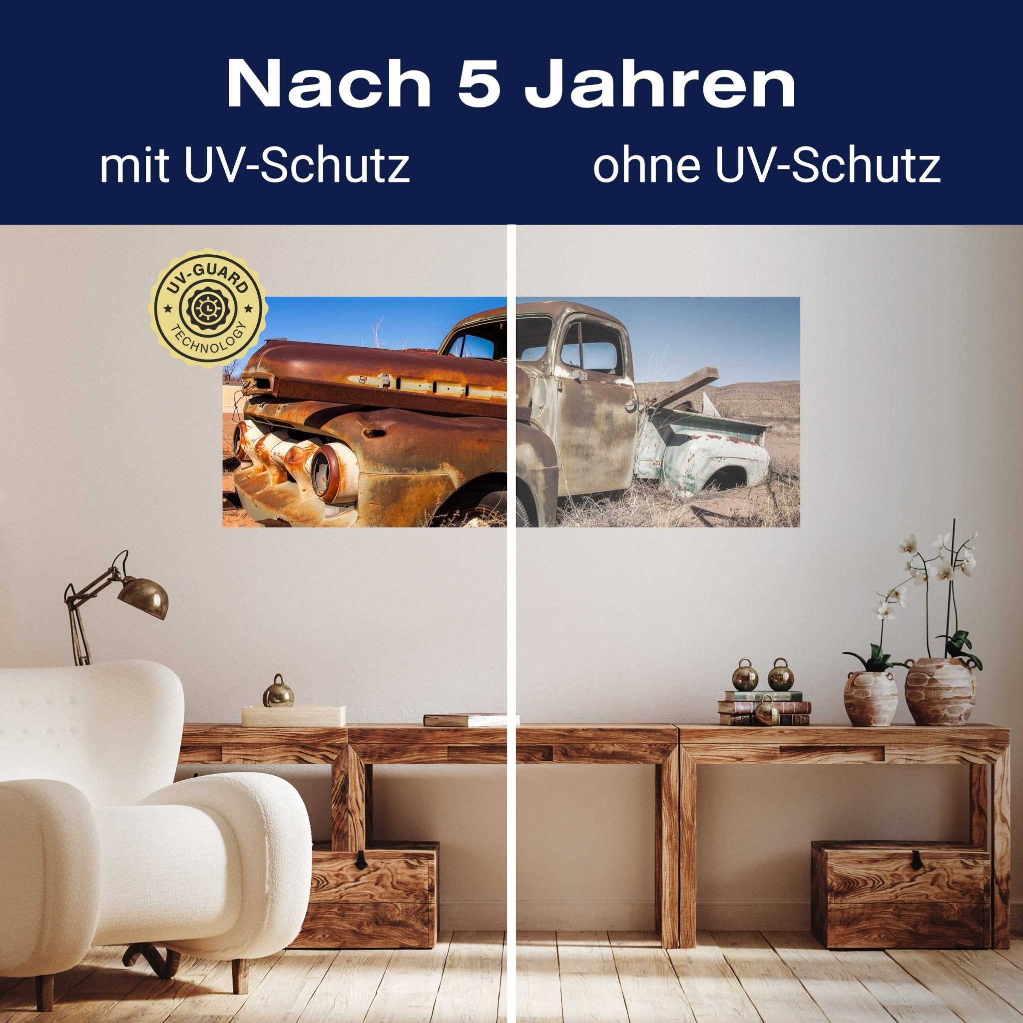 Leinwandbild Alter Picup in der Wüste M0407 kaufen - Bild 9 Leinwandbild Alter Picup in der Wüste M0407 kaufen - Bild 9