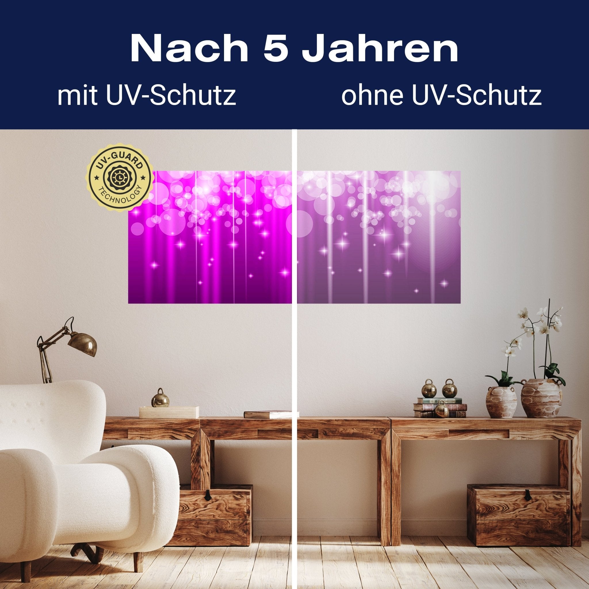 Leinwandbild Pinker Lichterregen M0424 kaufen - Bild 9 Leinwandbild Pinker Lichterregen M0424 kaufen - Bild 9