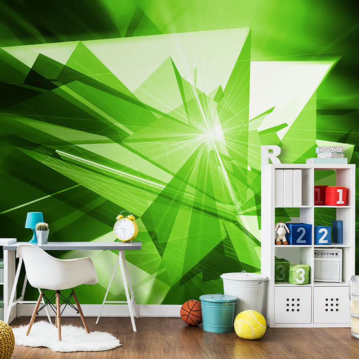 Fototapete Grüne Dynamik M0425 - Bild 1 Fototapete Grüne Dynamik M0425 - Bild 1