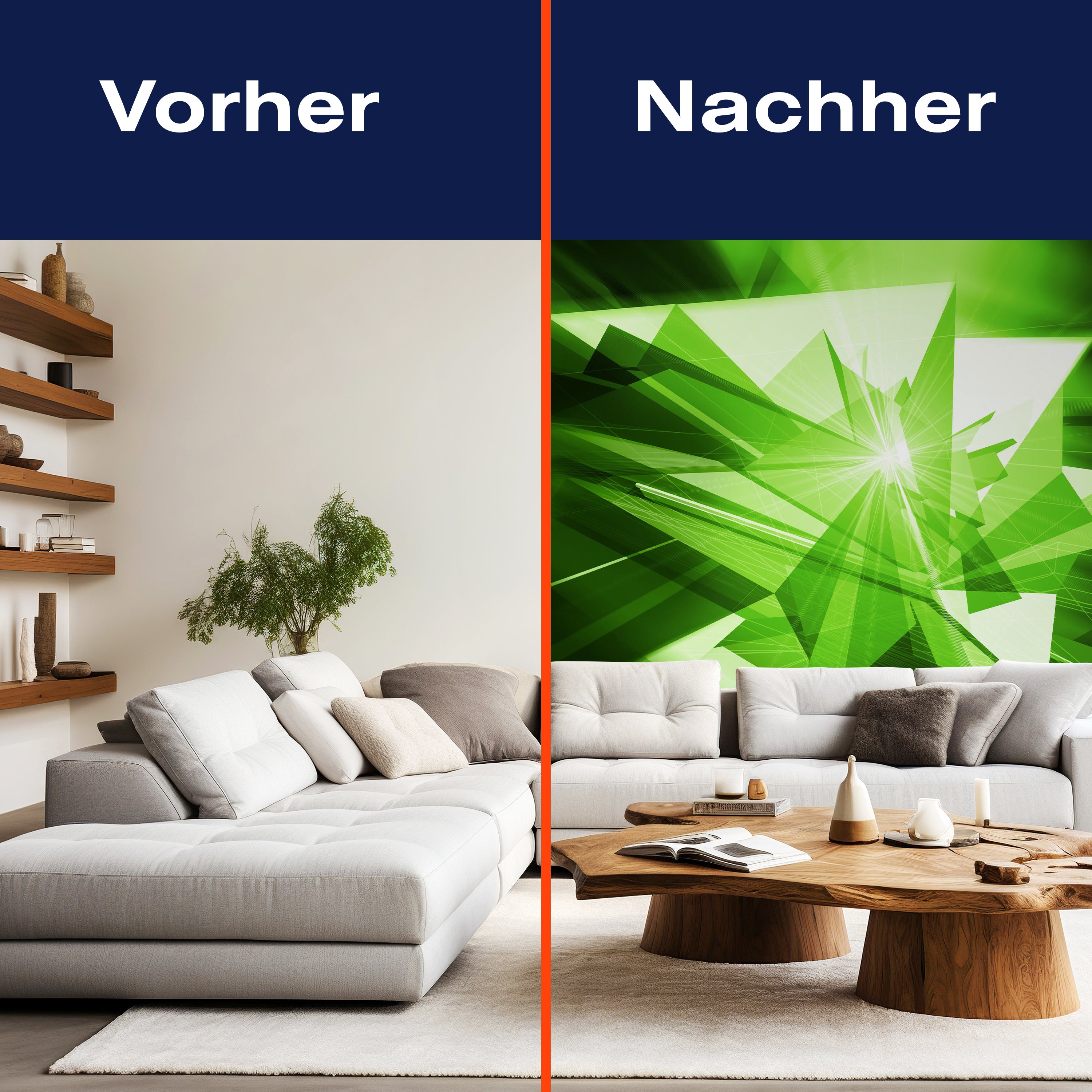 Fototapete Grüne Dynamik M0425 - Bild 9 Fototapete Grüne Dynamik M0425 - Bild 9