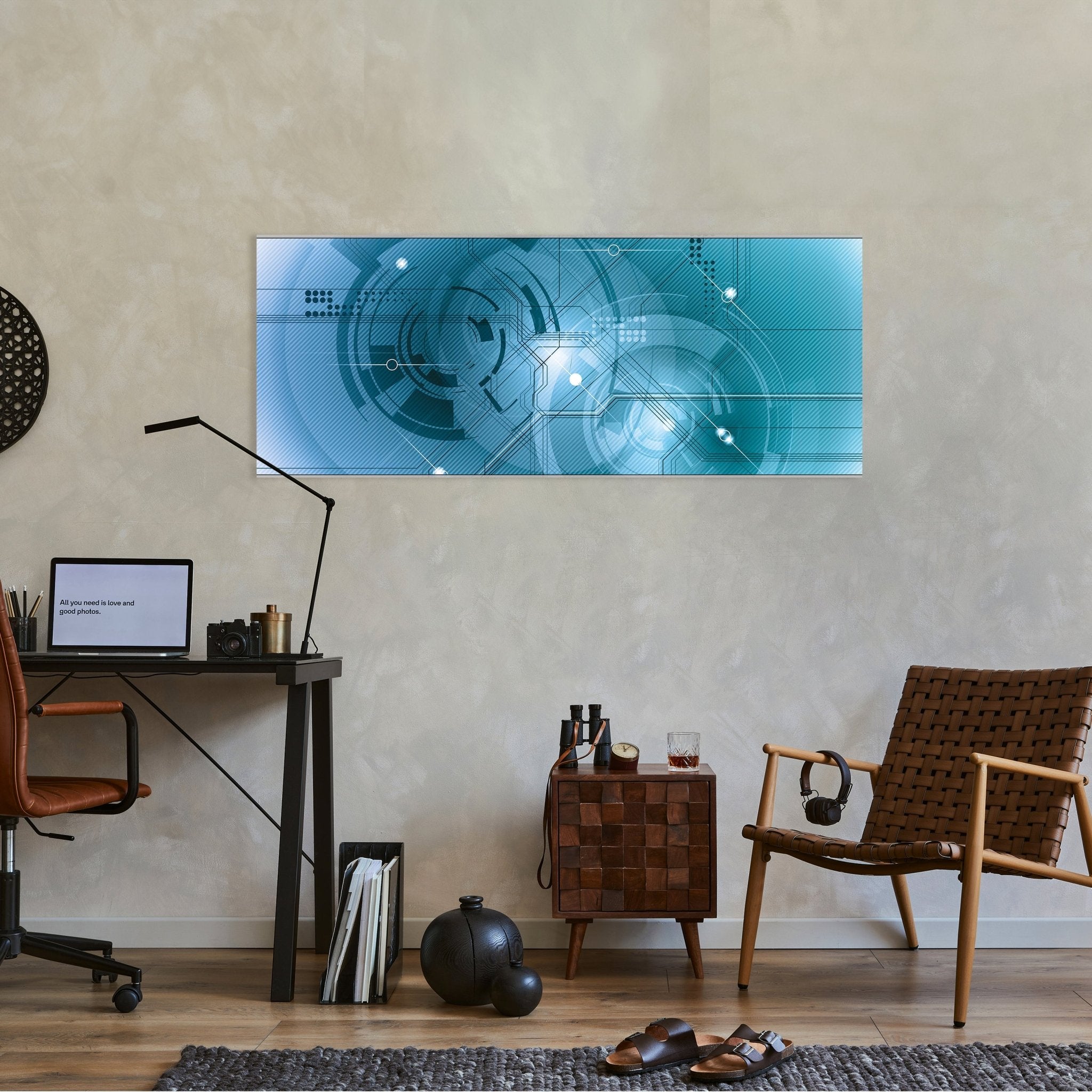 Leinwandbild Abstrakt Technik 1 M0427 kaufen - Bild 2 Leinwandbild Abstrakt Technik 1 M0427 kaufen - Bild 2