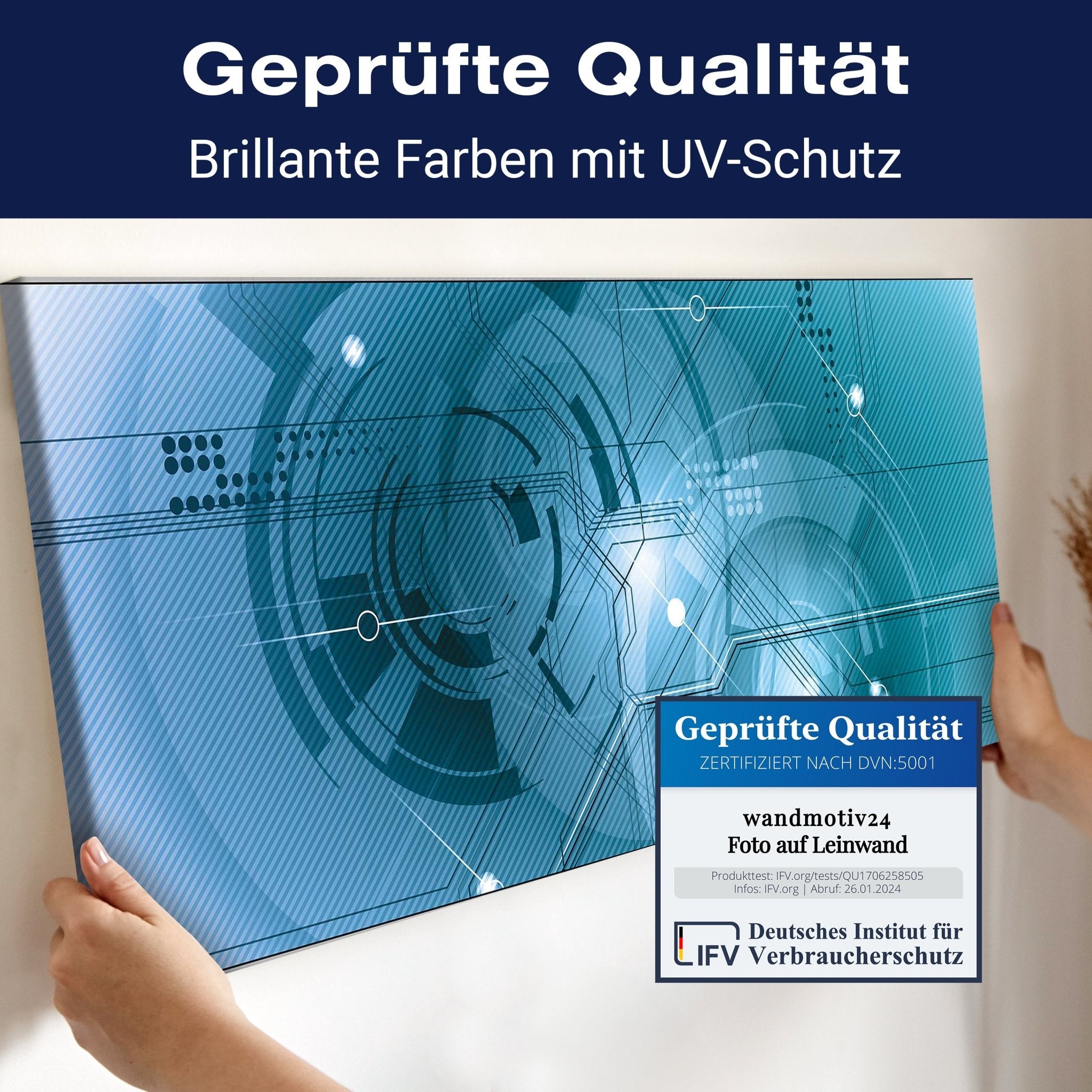 Leinwandbild Abstrakt Technik 1 M0427 kaufen - Bild 4 Leinwandbild Abstrakt Technik 1 M0427 kaufen - Bild 4