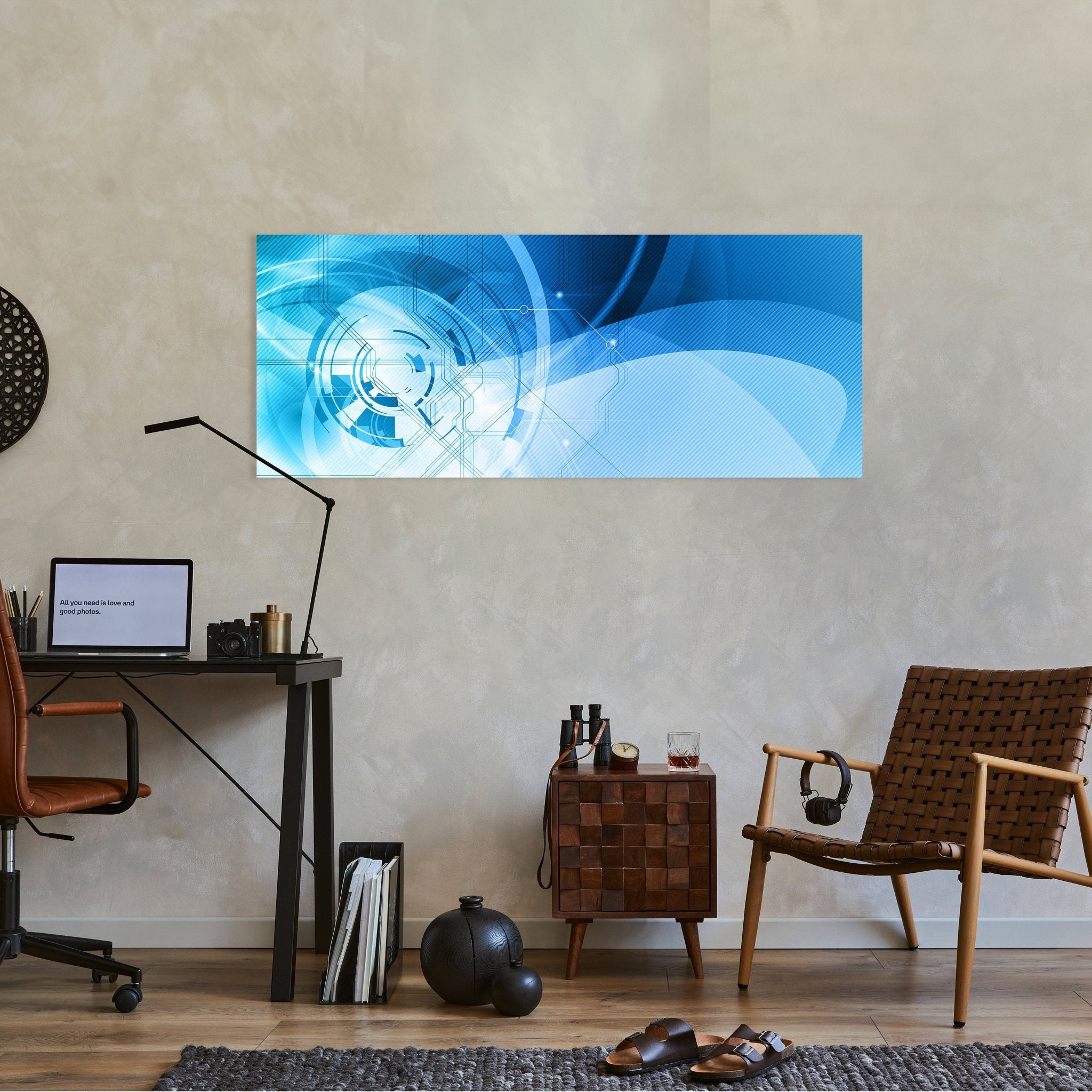 Leinwandbild Abstrakt Technik 2 M0428 kaufen - Bild 2 Leinwandbild Abstrakt Technik 2 M0428 kaufen - Bild 2