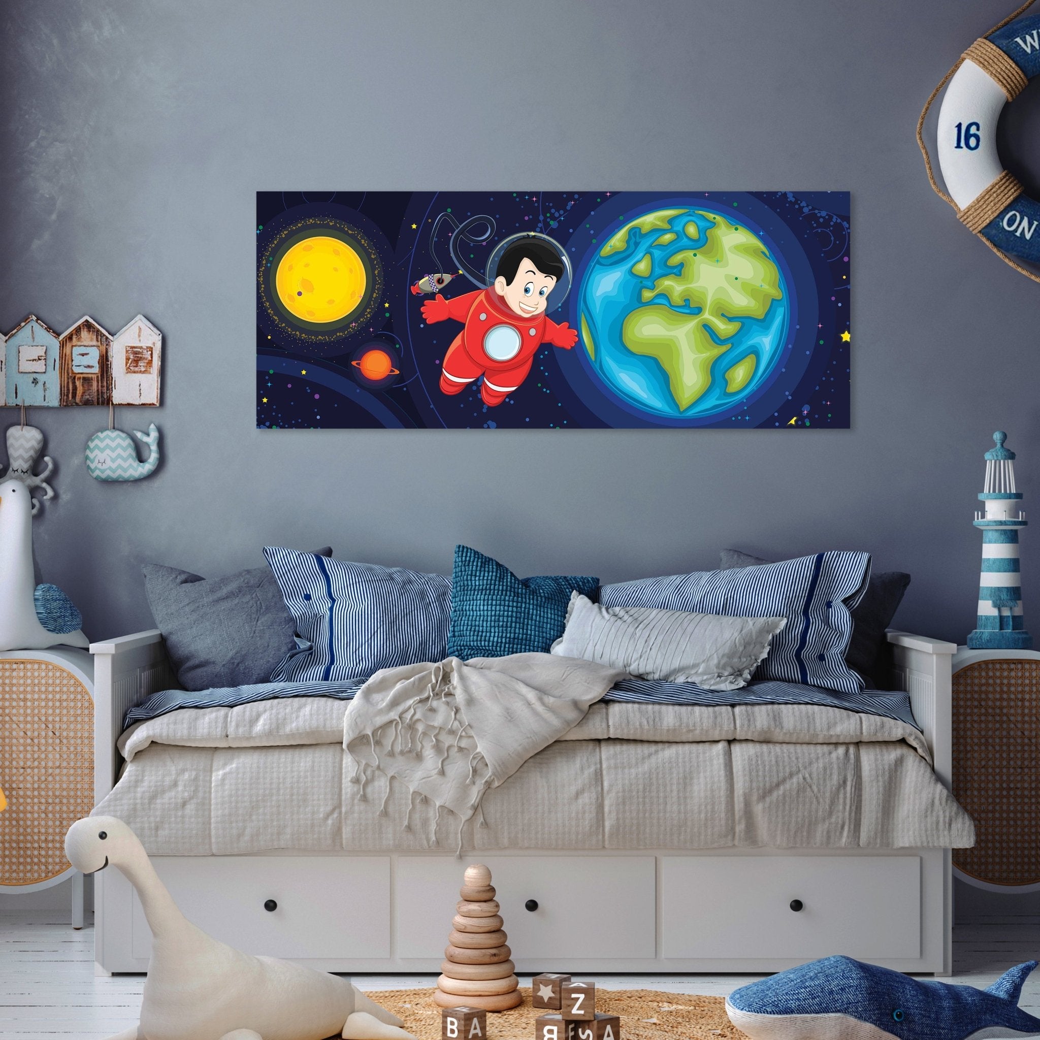 Leinwandbild Junge im Weltall M0430 kaufen - Bild 3