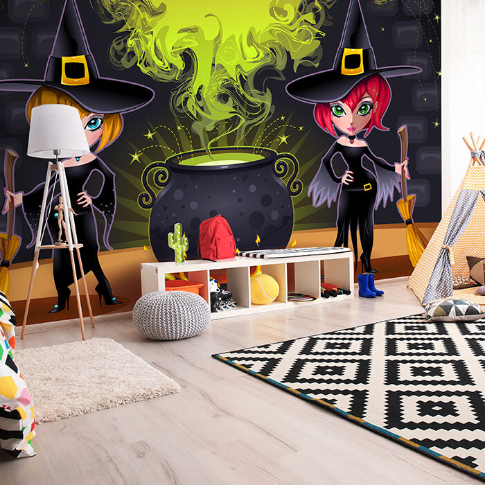 Fototapete Kinderzimmer Hexen M0435 - Bild 1 Fototapete Kinderzimmer Hexen M0435 - Bild 1