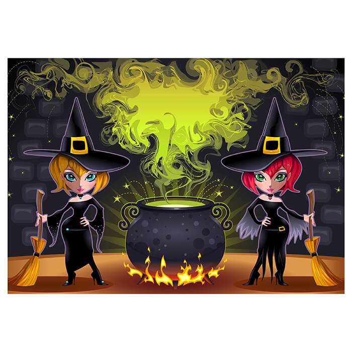 Fototapete Kinderzimmer Hexen M0435 - Bild 2 Fototapete Kinderzimmer Hexen M0435 - Bild 2