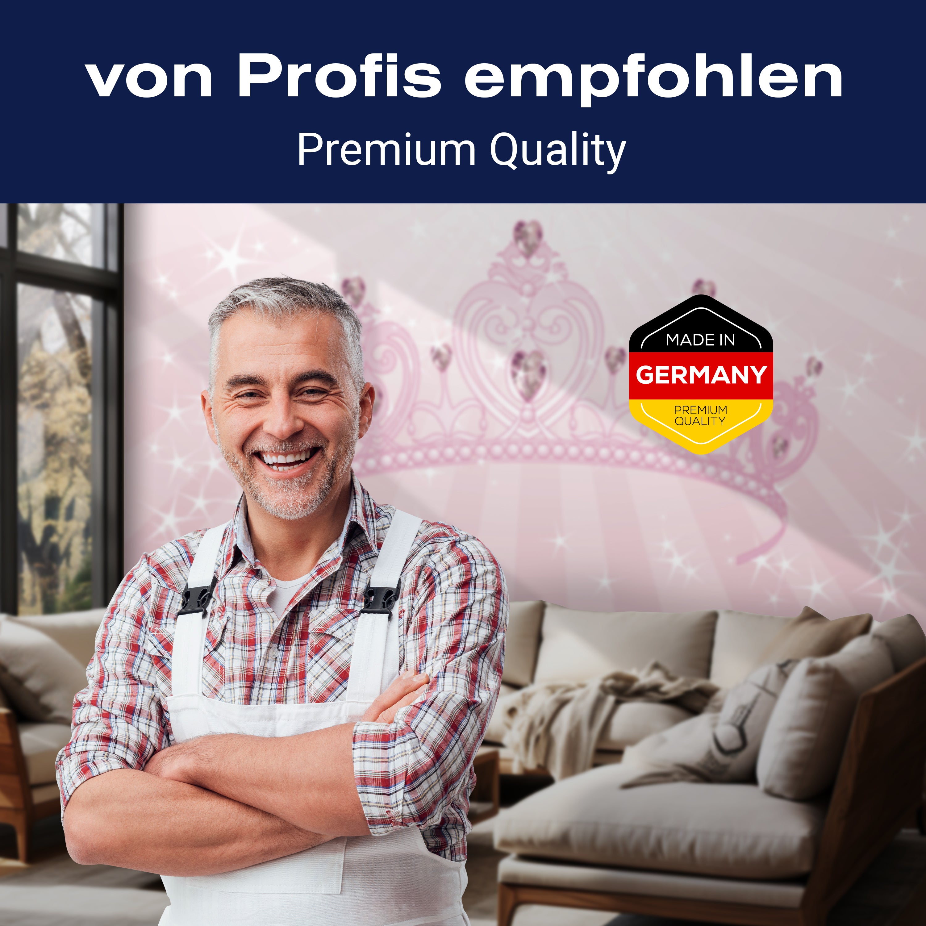 Fototapete Kinderzimmer Prinzessinnenkrone M0436 - Bild 5 Fototapete Kinderzimmer Prinzessinnenkrone M0436 - Bild 5