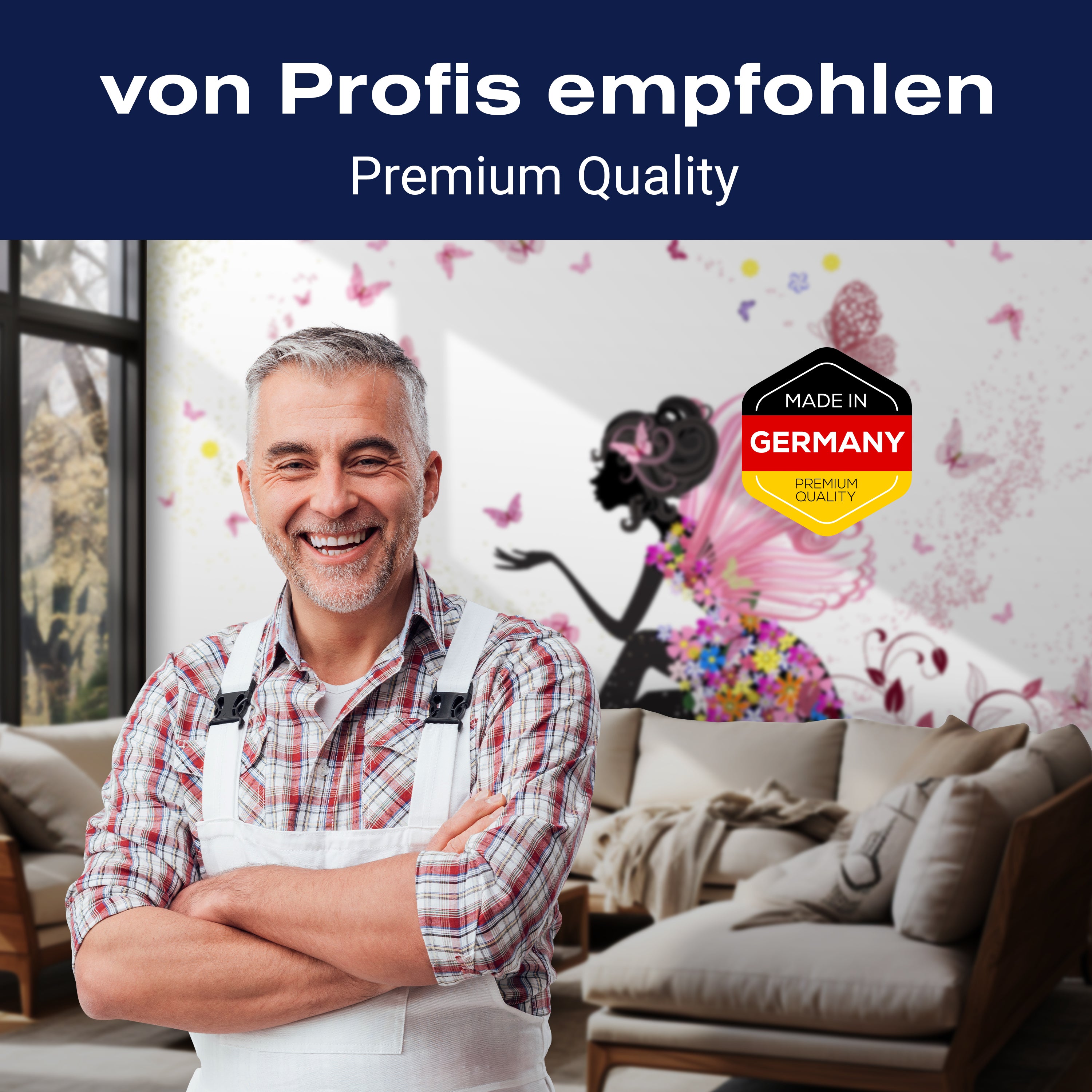 Fototapete Kinderzimmer Schmetterlingselfe M0438 - Bild 5 Fototapete Kinderzimmer Schmetterlingselfe M0438 - Bild 5