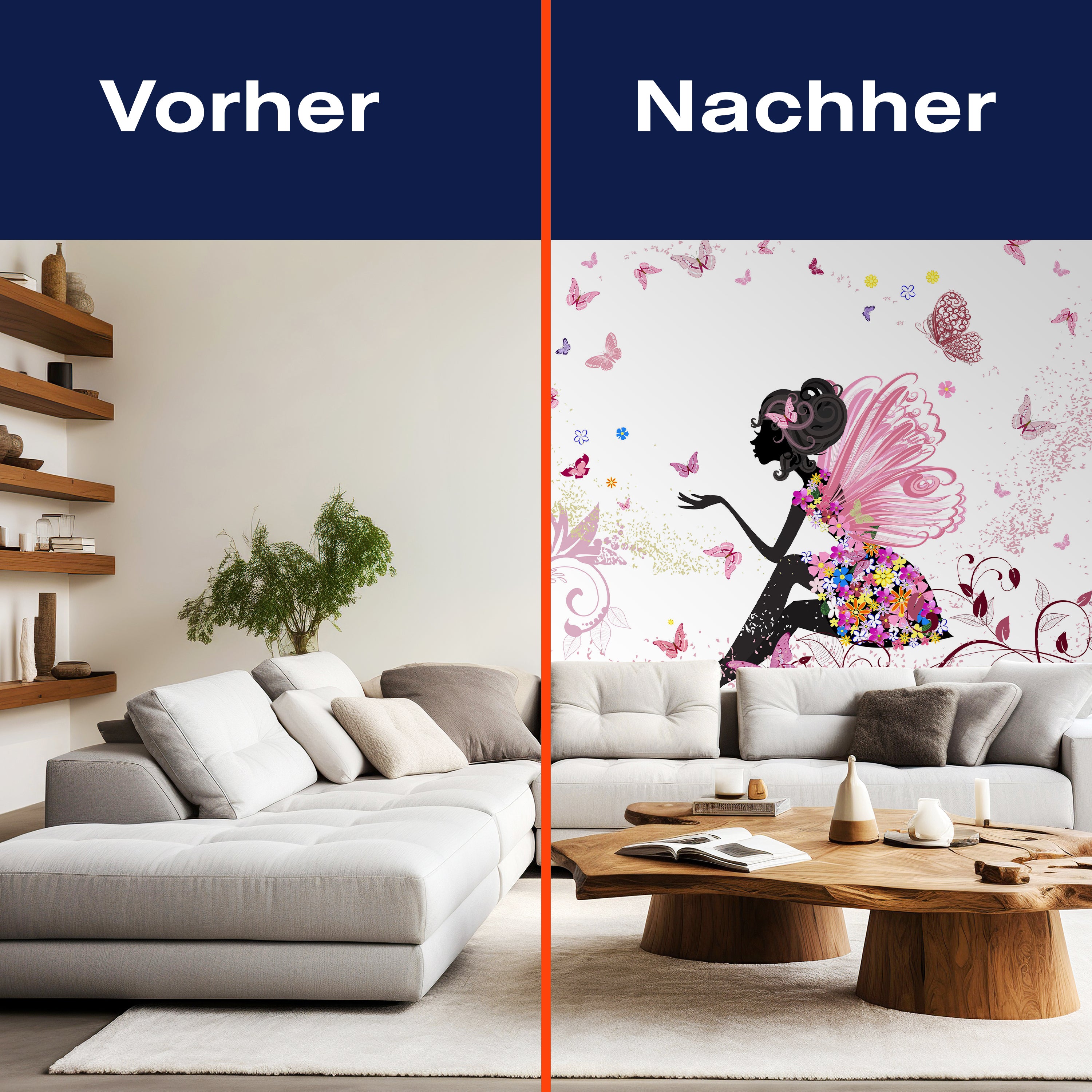 Fototapete Kinderzimmer Schmetterlingselfe M0438 - Bild 9 Fototapete Kinderzimmer Schmetterlingselfe M0438 - Bild 9