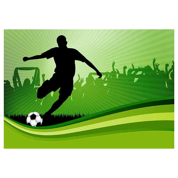 Fototapete Kinderzimmer Fussball M0439 - Bild 2 Fototapete Kinderzimmer Fussball M0439 - Bild 2