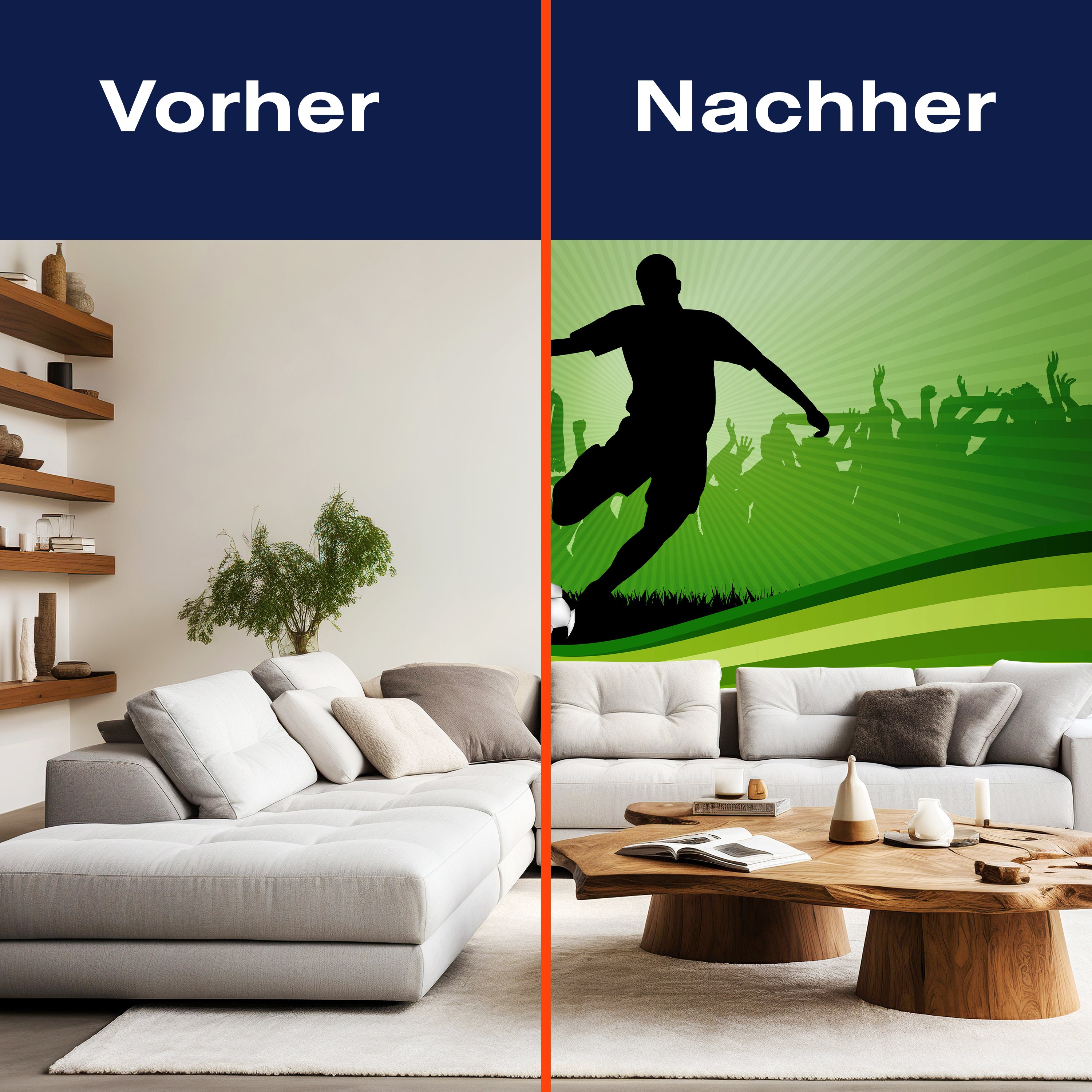 Fototapete Kinderzimmer Fussball M0439 - Bild 9 Fototapete Kinderzimmer Fussball M0439 - Bild 9