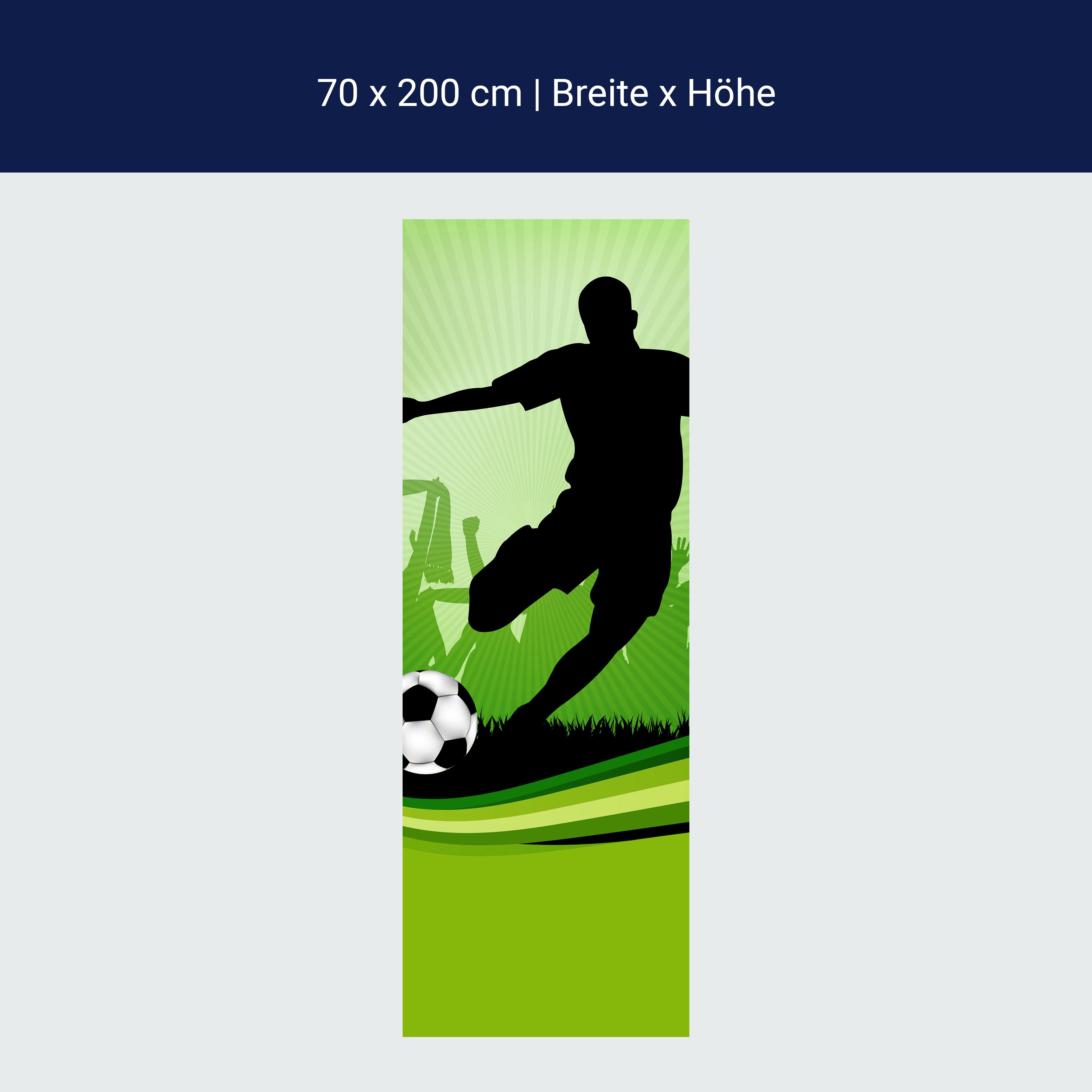 Türtapete Fussball M0439 Türtapete Fussball M0439