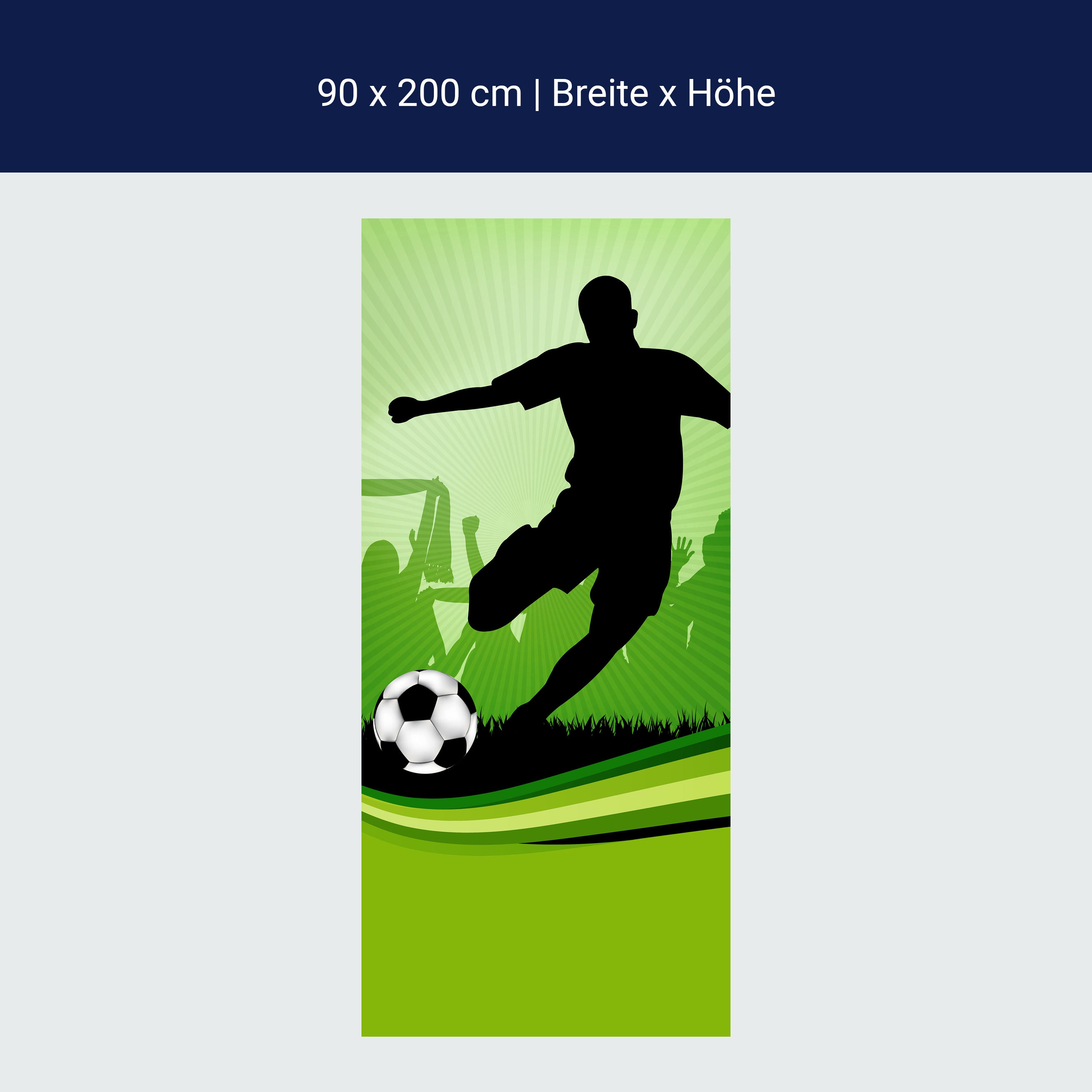 Türtapete Fussball M0439 Türtapete Fussball M0439