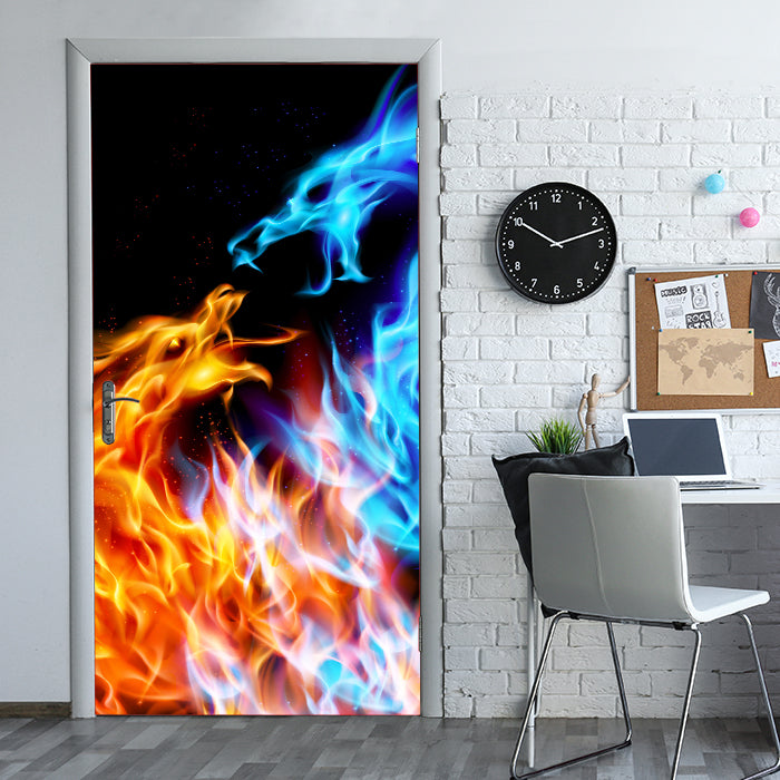 Türtapete Feuerdrachen M0440 - Bild 1 Türtapete Feuerdrachen M0440 - Bild 1