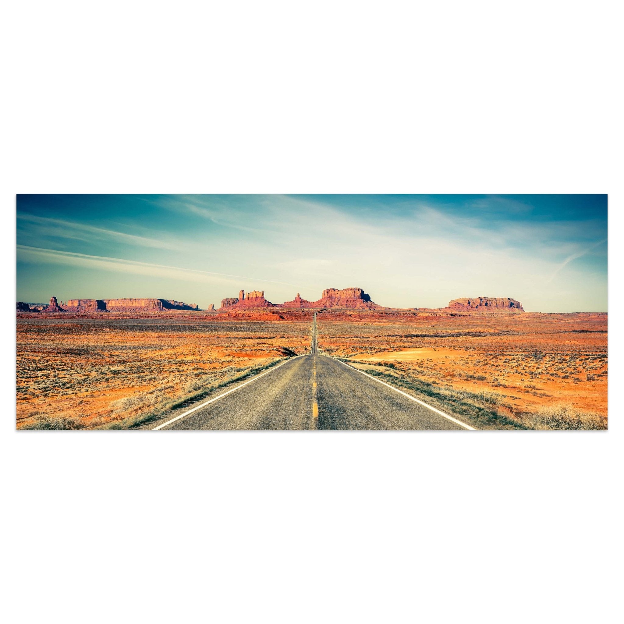 Leinwandbild Highway Monument Valley M0457 kaufen - Bild 1 Leinwandbild Highway Monument Valley M0457 kaufen - Bild 1