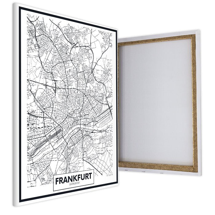 Leinwandbild Stadt Karte, Hochformat M0458 kaufen - Bild 4 Leinwandbild Stadt Karte, Hochformat M0458 kaufen - Bild 4