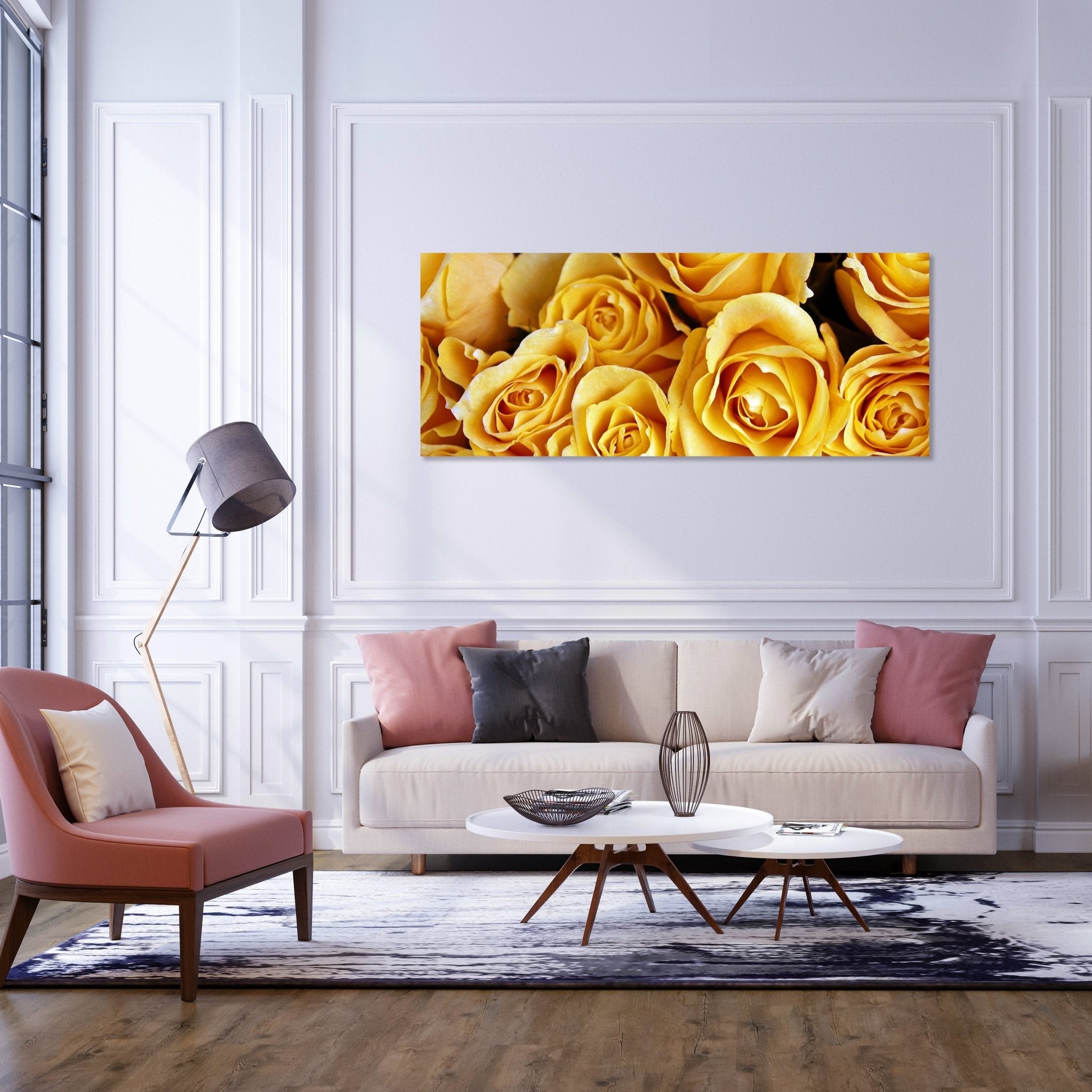 Leinwandbild Gelbe Rosen M0462 kaufen - Bild 2 Leinwandbild Gelbe Rosen M0462 kaufen - Bild 2